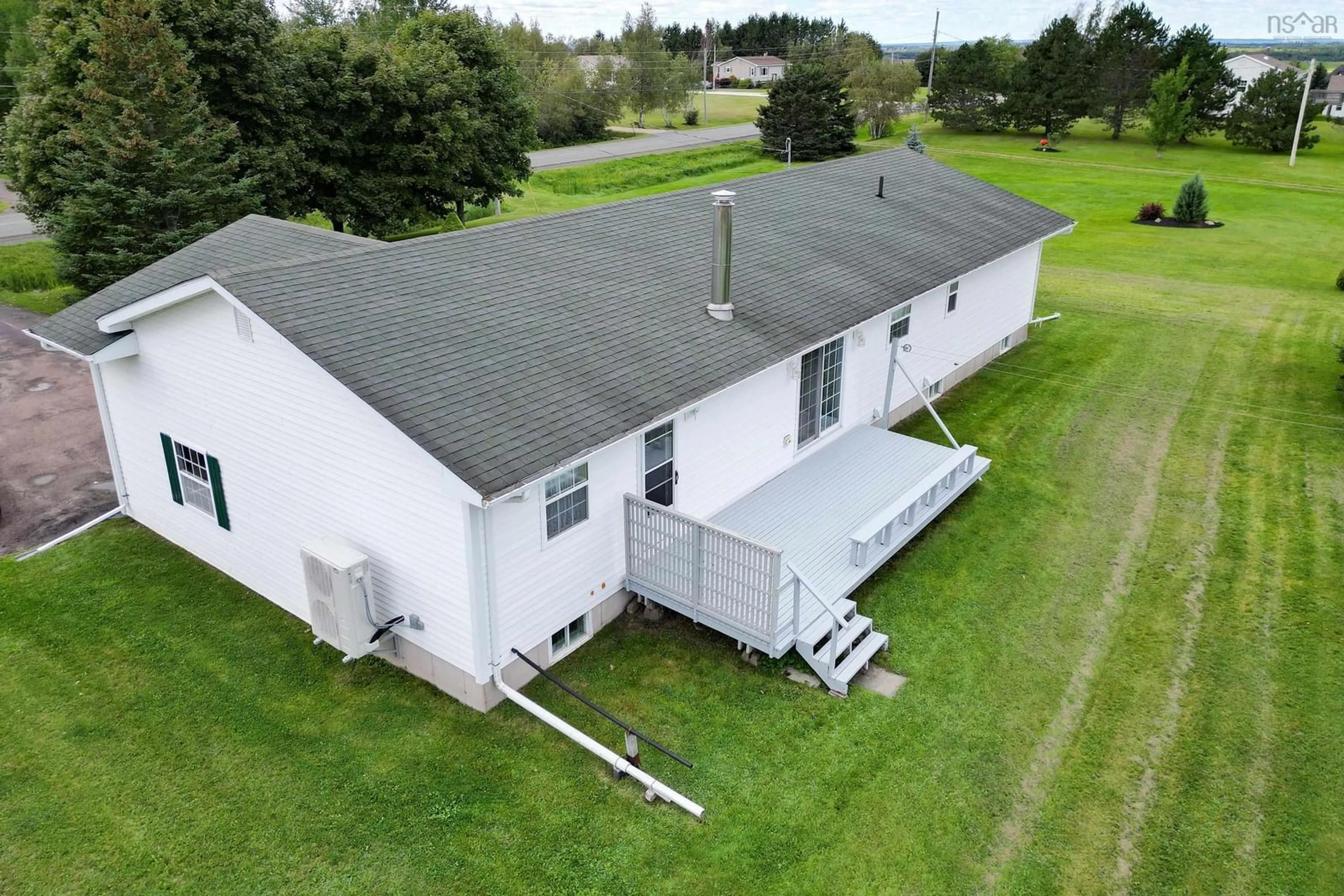 A pic from outside/outdoor area/front of a property/back of a property/a pic from drone, building for 125 Fox Ranch Rd, East Amherst Nova Scotia B4H 3Y3