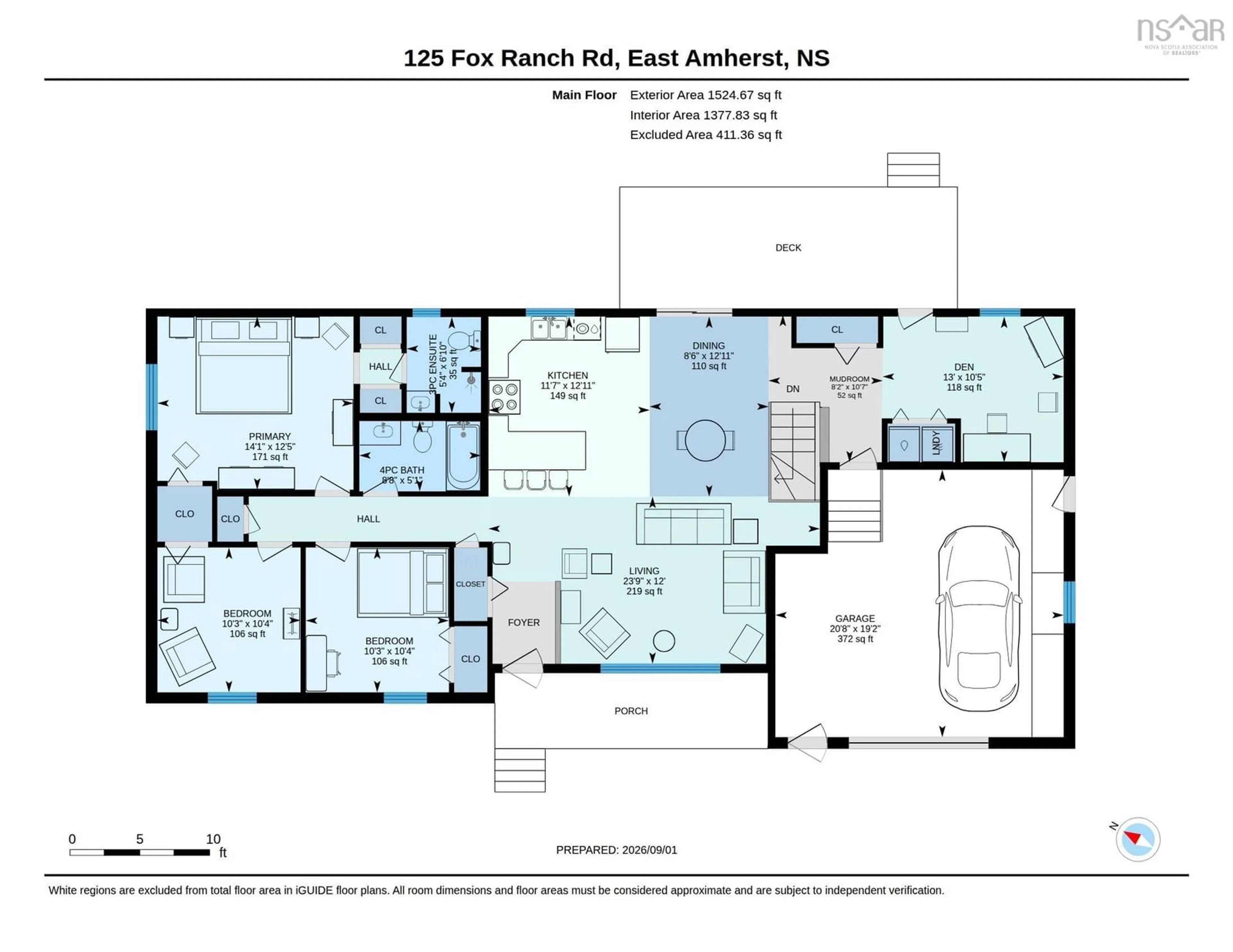 Floor plan for 125 Fox Ranch Rd, East Amherst Nova Scotia B4H 3Y3