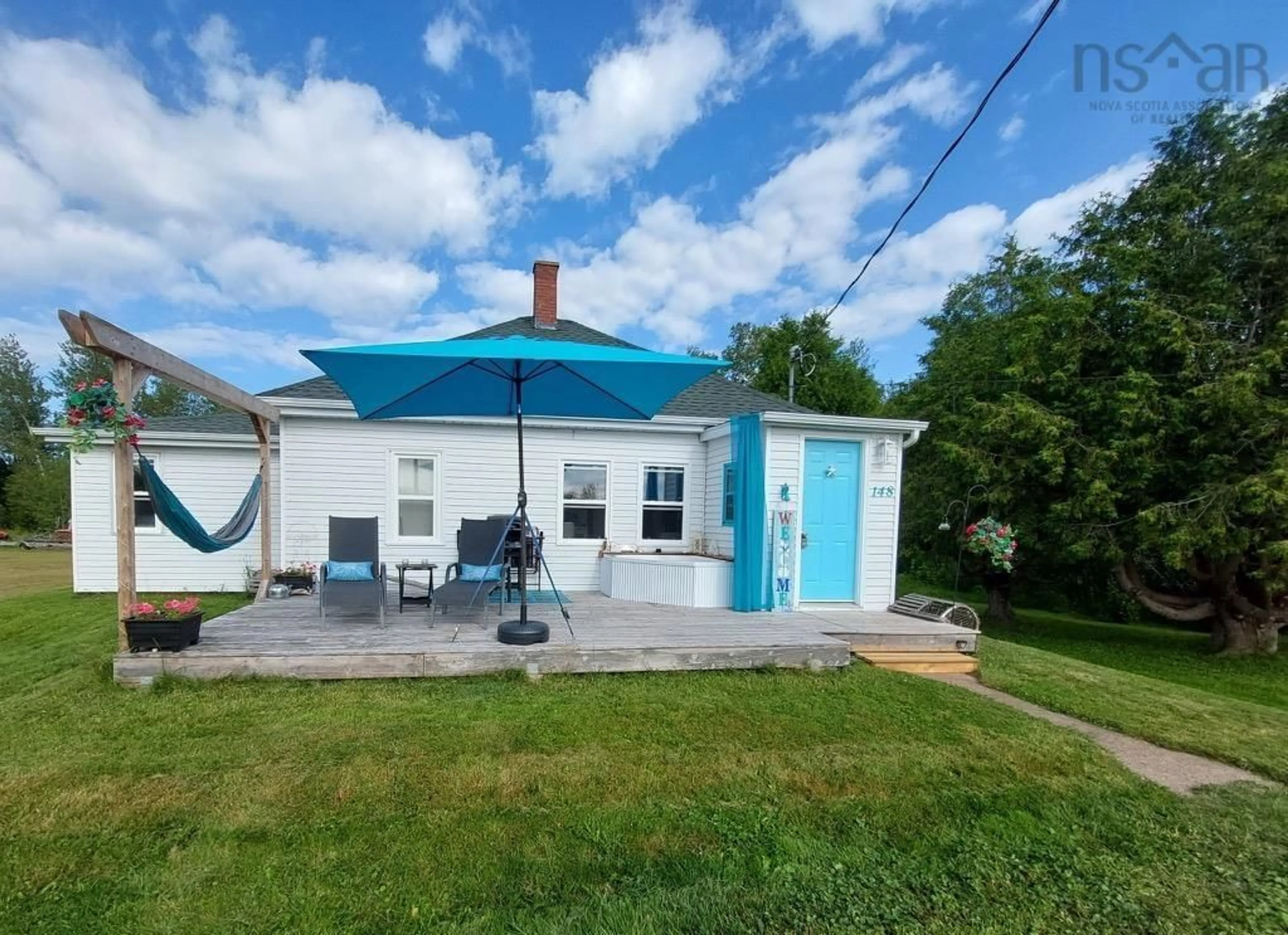 A pic from outside/outdoor area/front of a property/back of a property/a pic from drone, unknown for 148 Blue Sea Rd, Malagash Centre Nova Scotia B0K 1E0