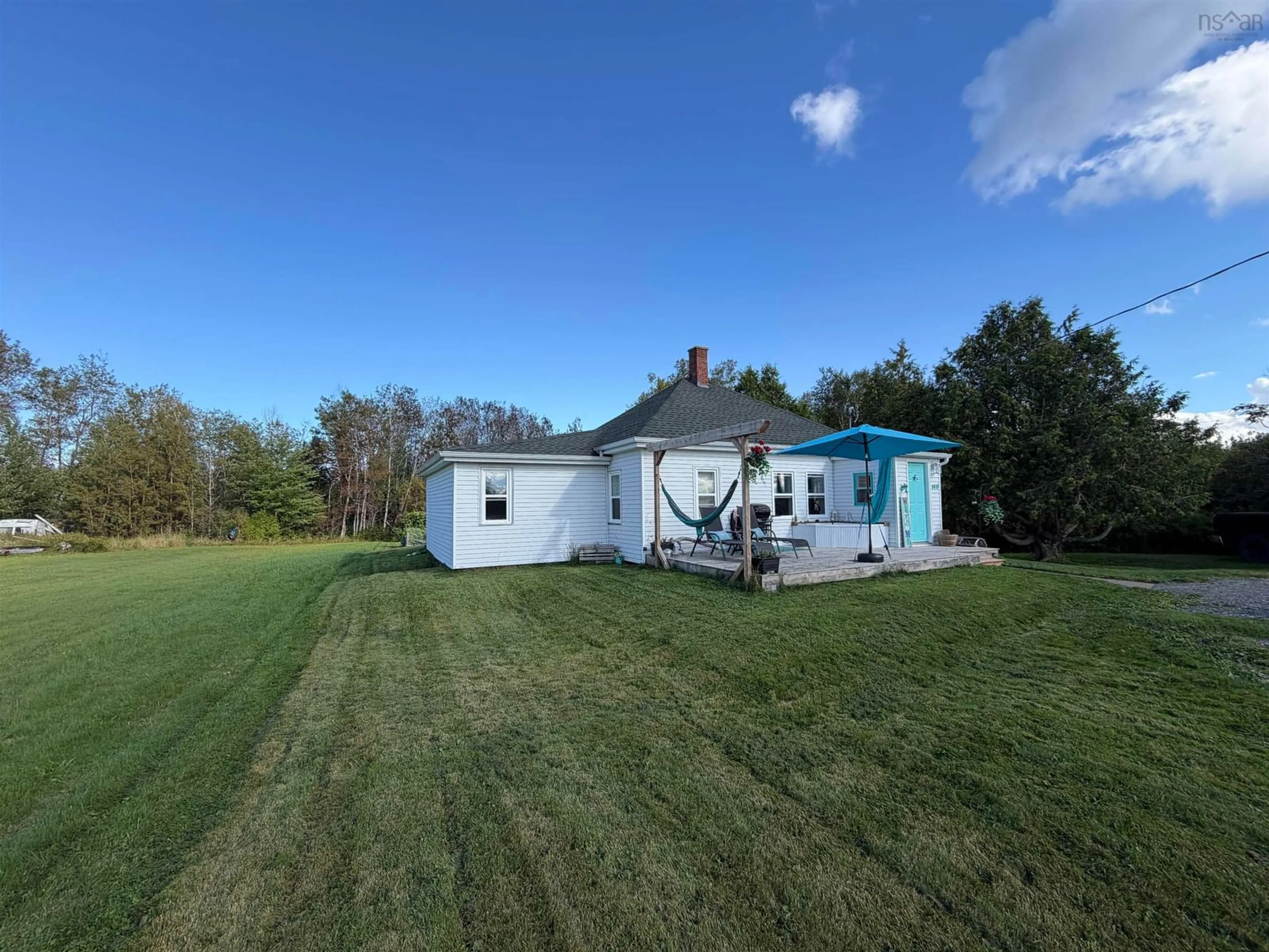 A pic from outside/outdoor area/front of a property/back of a property/a pic from drone, unknown for 148 Blue Sea Rd, Malagash Centre Nova Scotia B0K 1E0