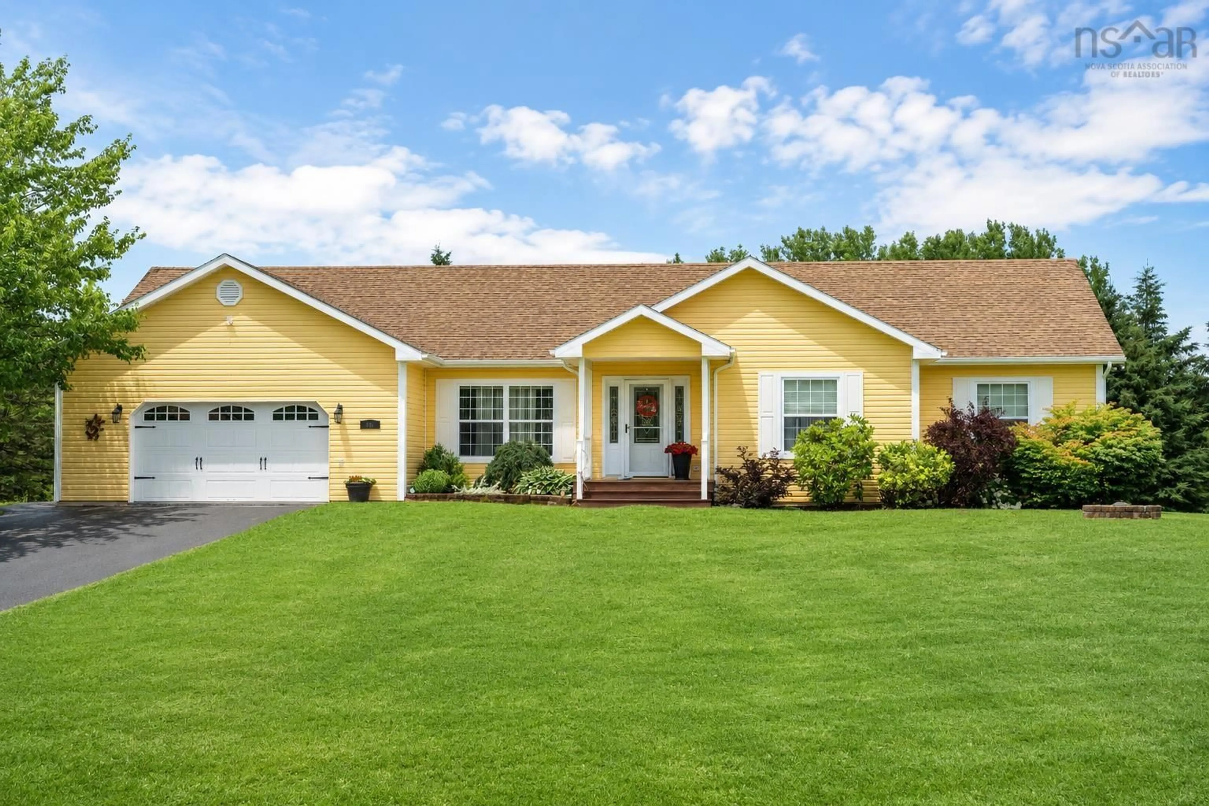 Home with vinyl exterior material, street for 15 Meadowood Crt, Sydney River Nova Scotia B1L 0A2