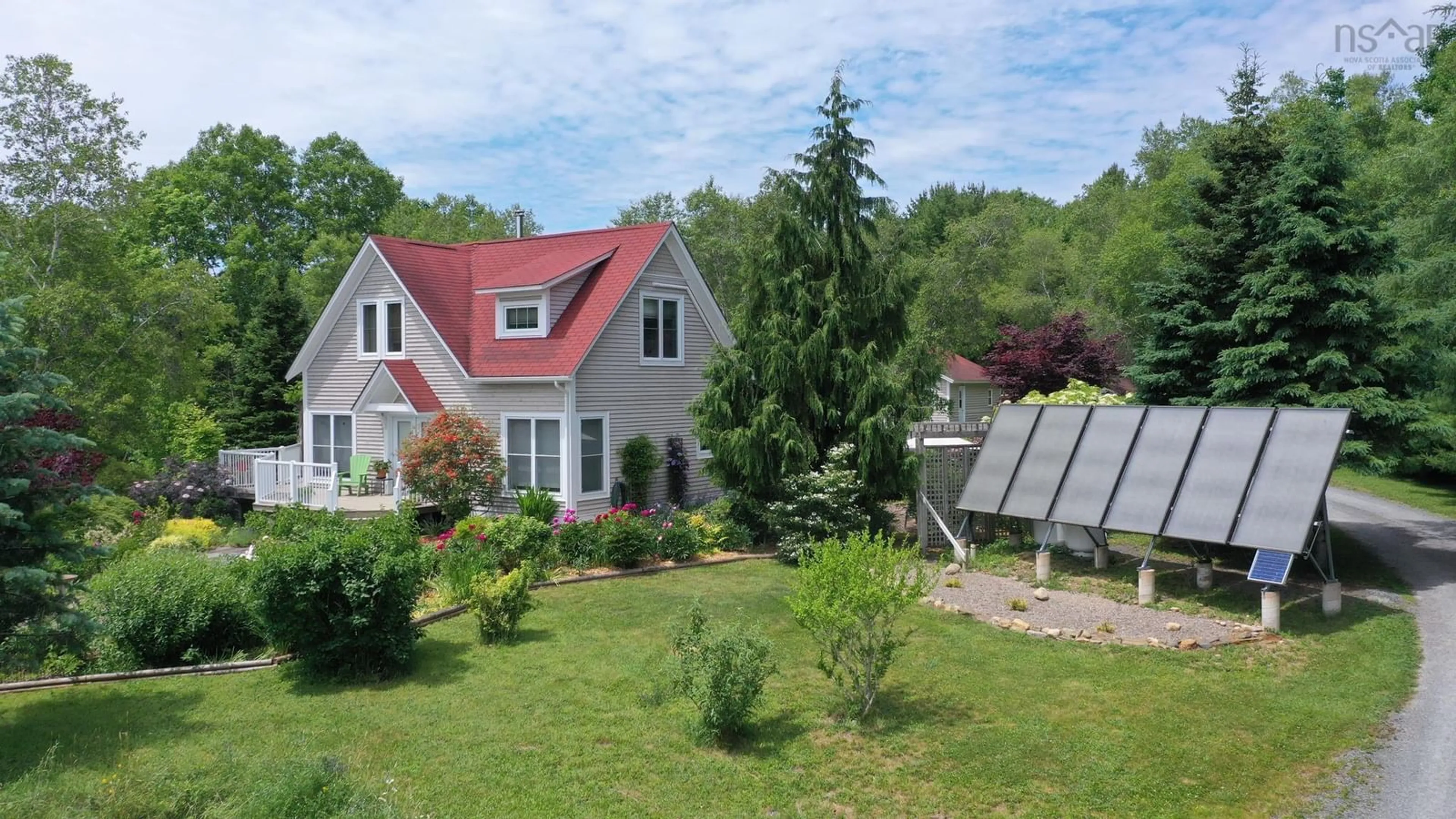 A pic from outside/outdoor area/front of a property/back of a property/a pic from drone, unknown for 11 Second Peninsula Rd, Deans Corner Nova Scotia B0J 2C0