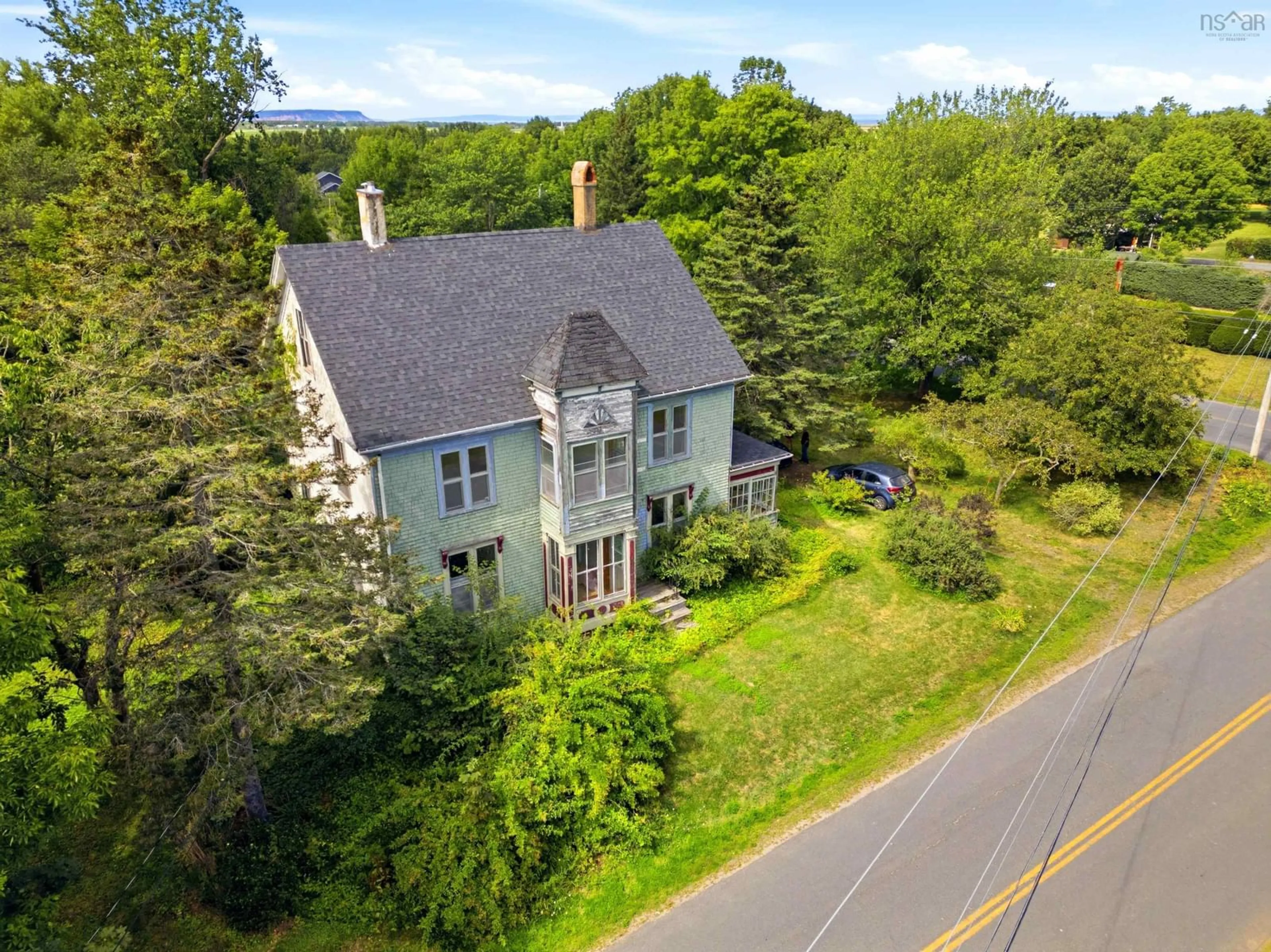A pic from outside/outdoor area/front of a property/back of a property/a pic from drone, street for 2105 & 2115 Grand Pre Road, Grand Pré Nova Scotia B0P 1M0