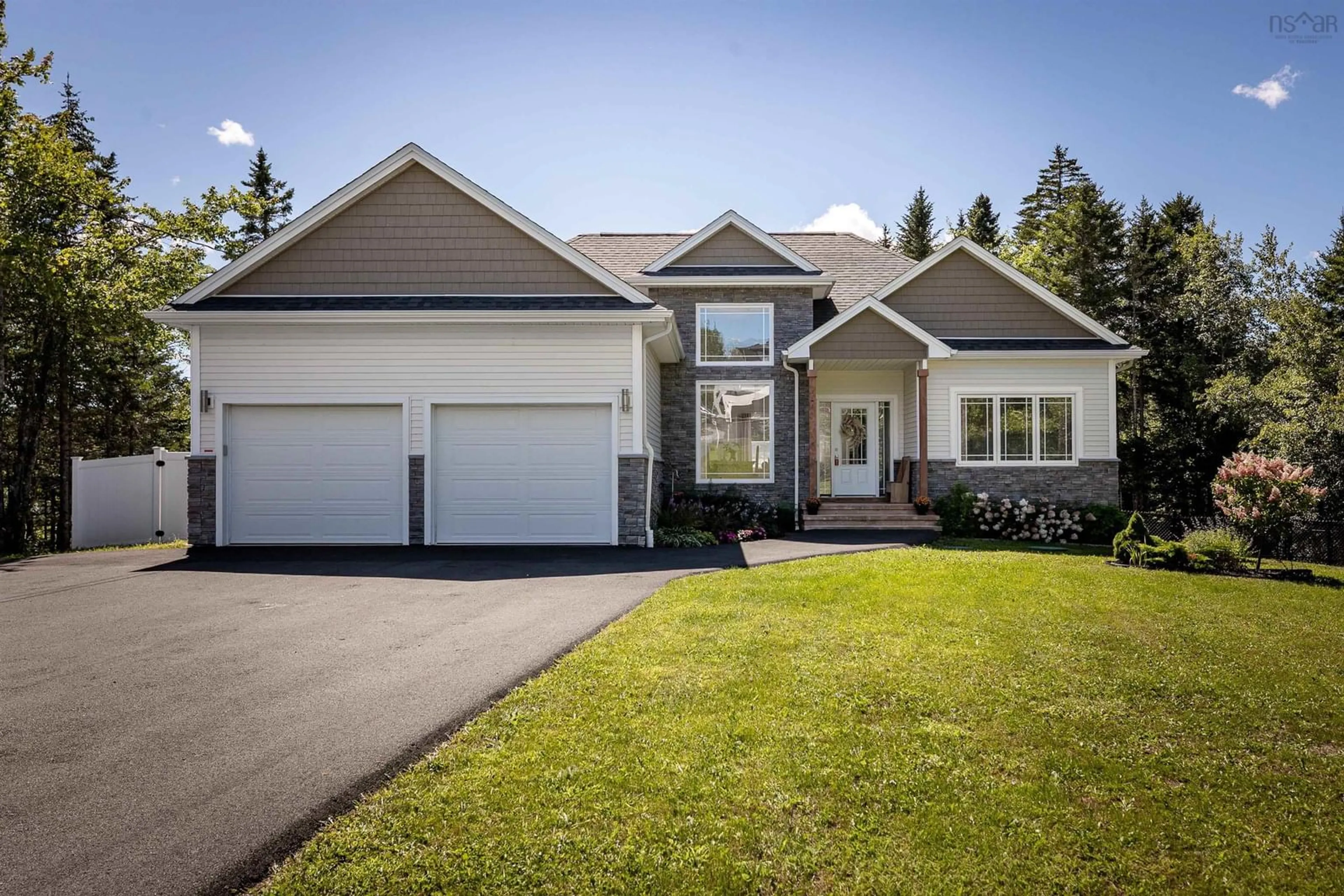 Home with vinyl exterior material, street for 1438 Mccabe Lake Dr, Middle Sackville Nova Scotia B4E 0P6