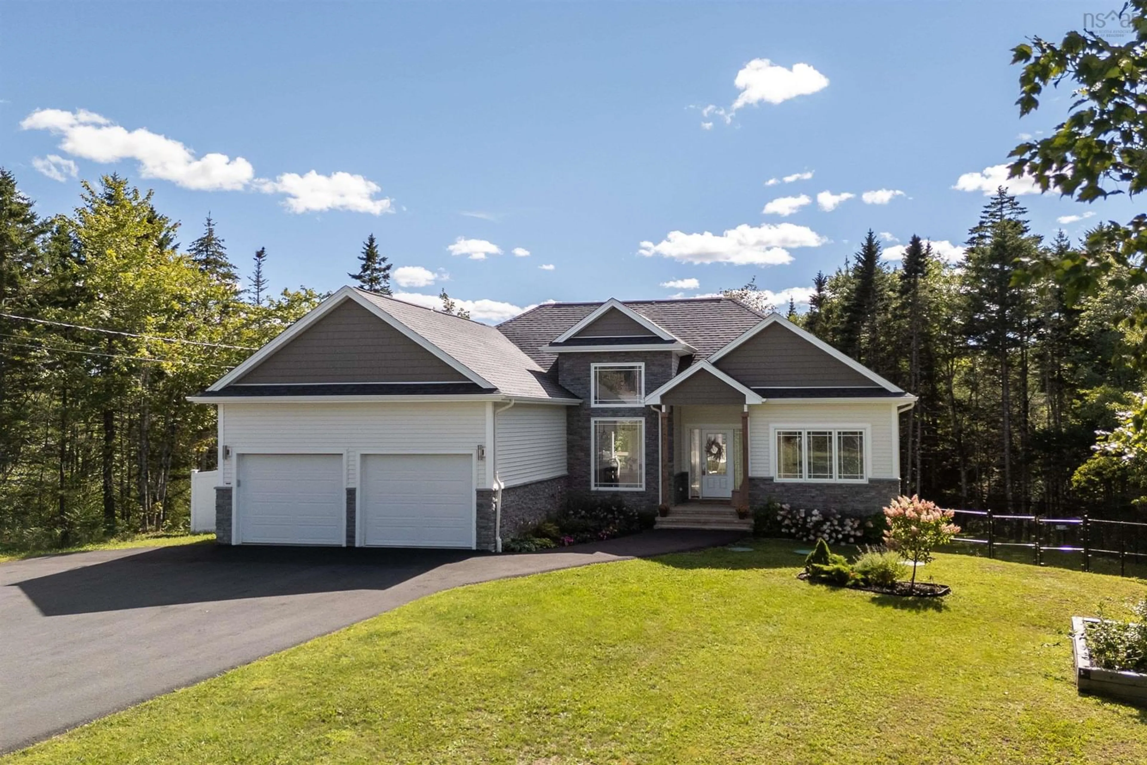 Home with vinyl exterior material, street for 1438 Mccabe Lake Dr, Middle Sackville Nova Scotia B4E 0P6
