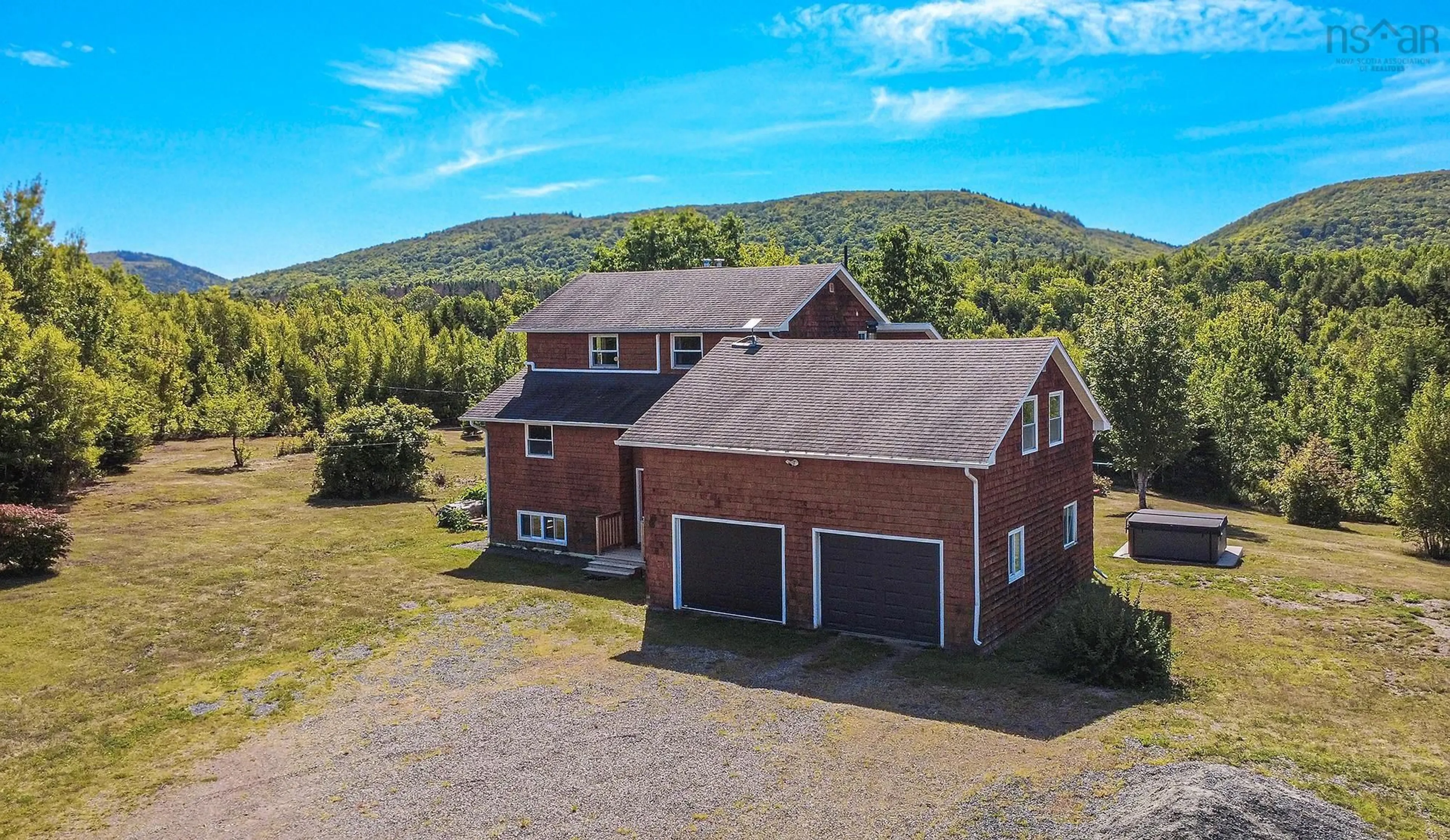 A pic from outside/outdoor area/front of a property/back of a property/a pic from drone, unknown for 420 Highway 246, Wentworth Nova Scotia B0M 1Z0