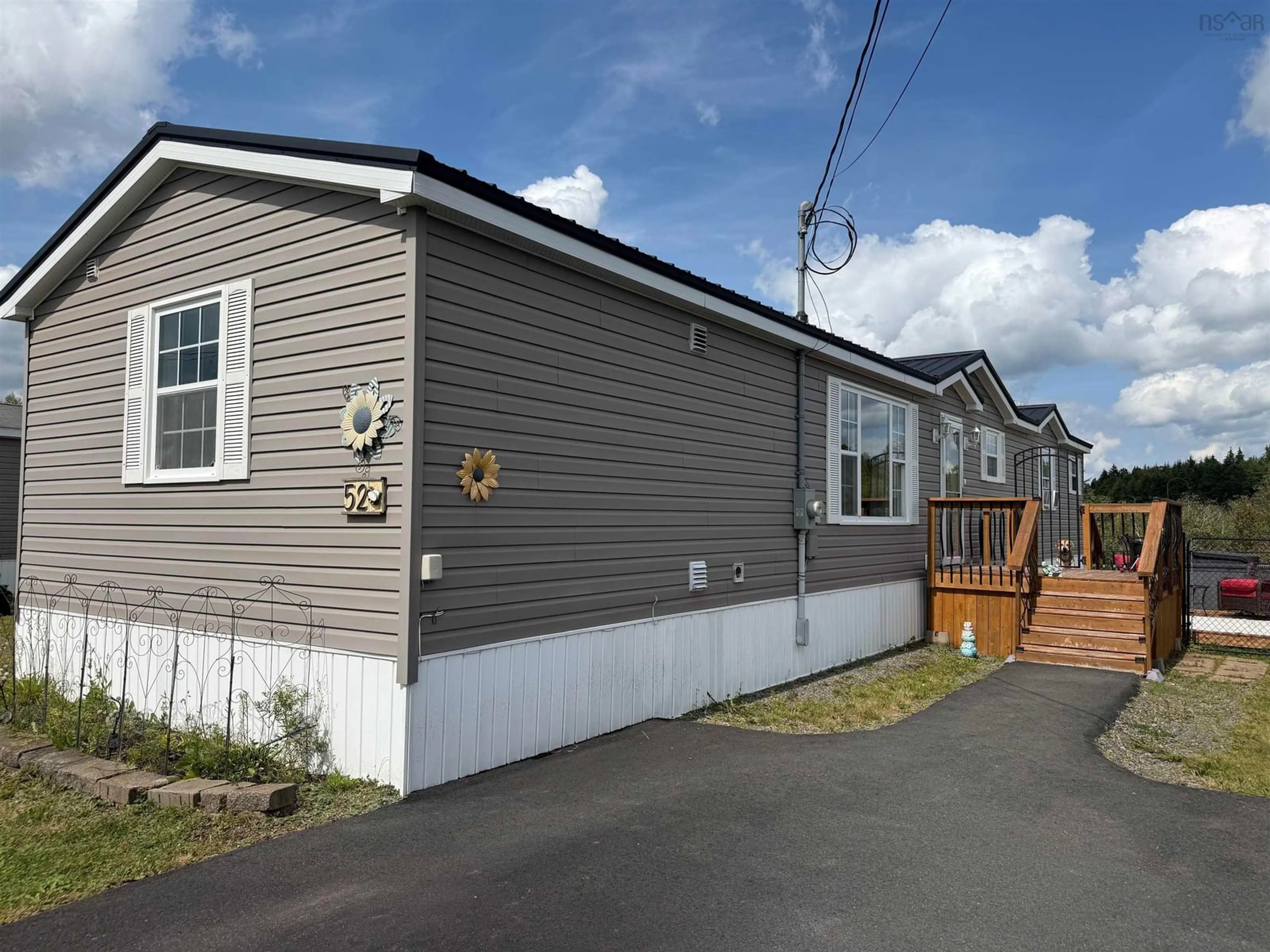 Home with vinyl exterior material, street for 52 Empire Loop, Truro Nova Scotia B2N 7B5