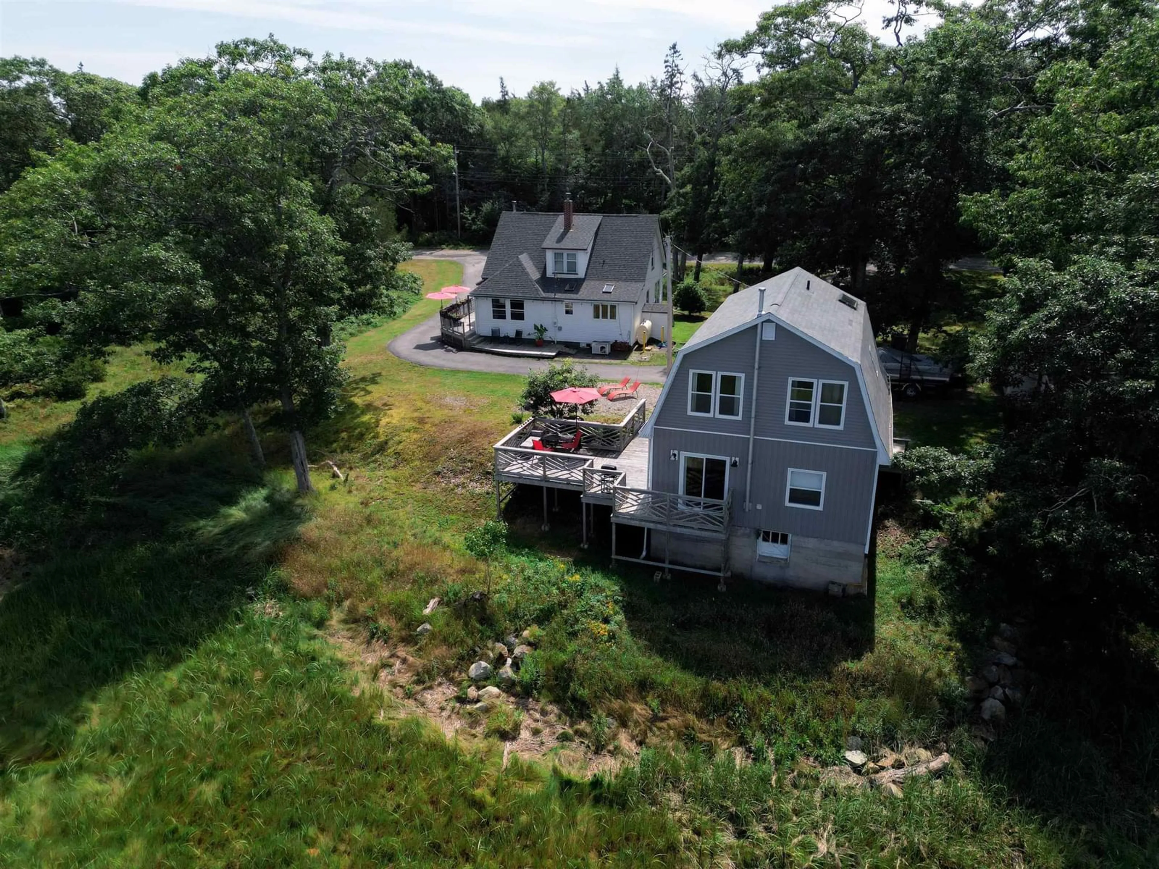 A pic from outside/outdoor area/front of a property/back of a property/a pic from drone, unknown for 127 Chemin Old Oak Rd, Glenwood Nova Scotia B0W 1W0