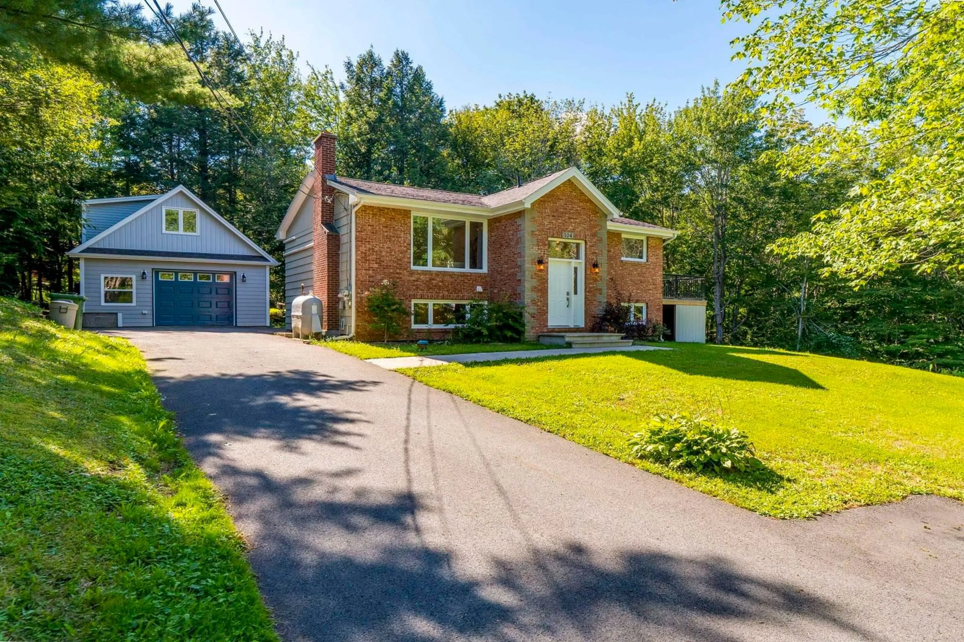 Home with brick exterior material, street for 104 Arnold Dr, Fall River Nova Scotia B2T 1E5