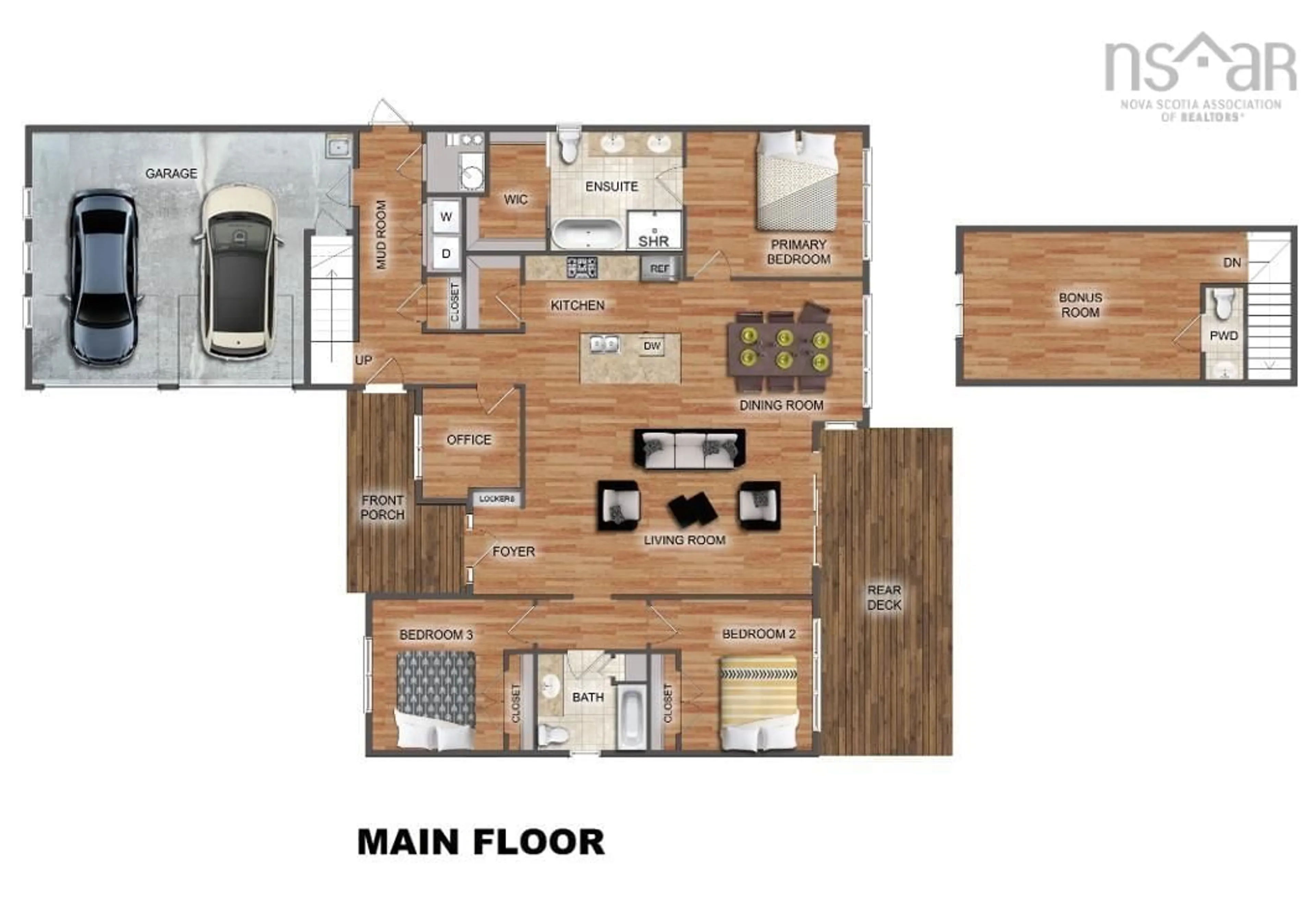 Floor plan for 579 Everwood Ave #Lot 413, Hammonds Plains Nova Scotia B3Z 0J6