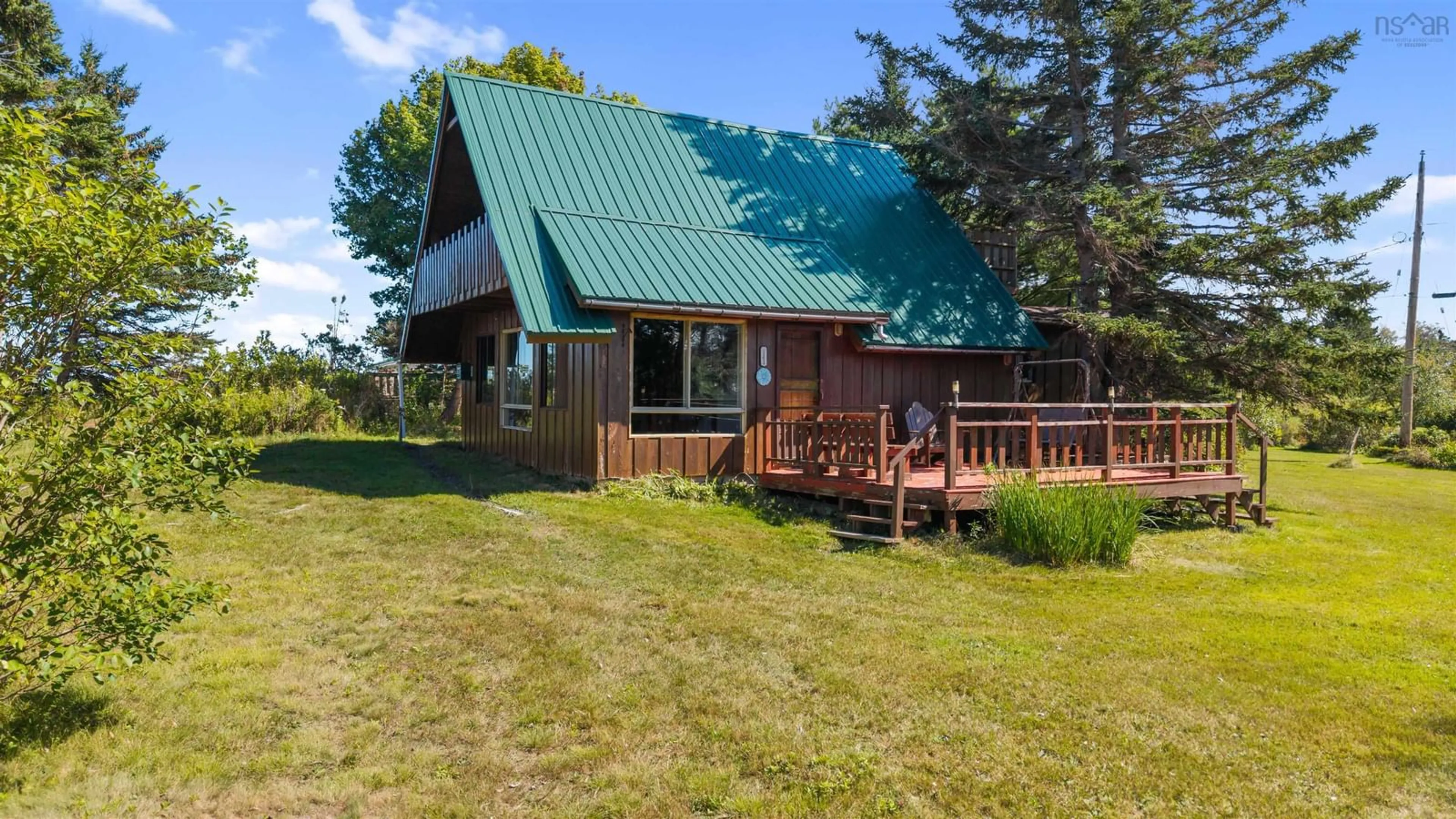 A pic from outside/outdoor area/front of a property/back of a property/a pic from drone, water/lake/river/ocean view for 55 Joyce Mackinnon Lane, Seafoam Nova Scotia B0K 1N0
