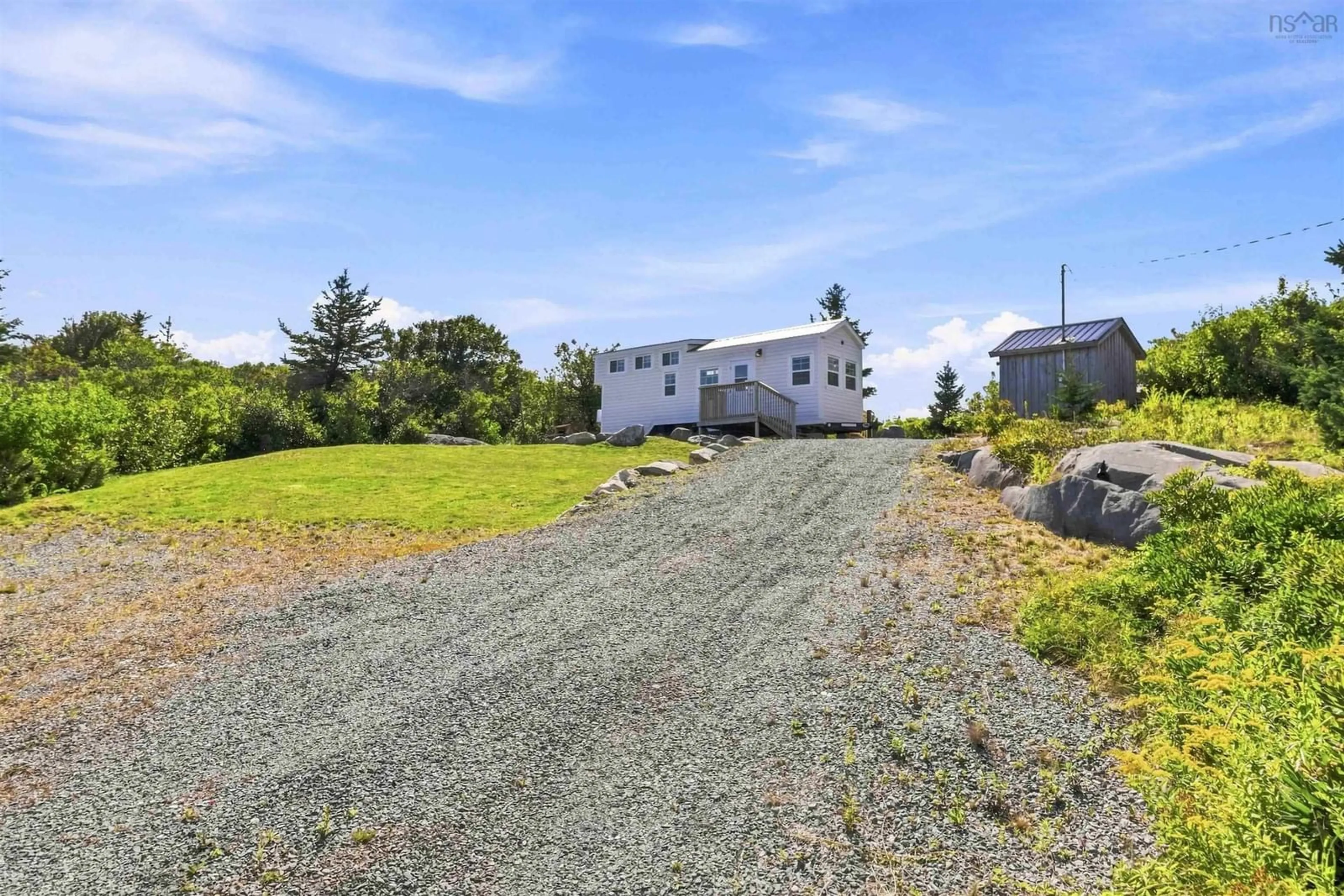 A pic from outside/outdoor area/front of a property/back of a property/a pic from drone, unknown for 856 Long Cove Rd, Port Medway Nova Scotia B0J 2T0