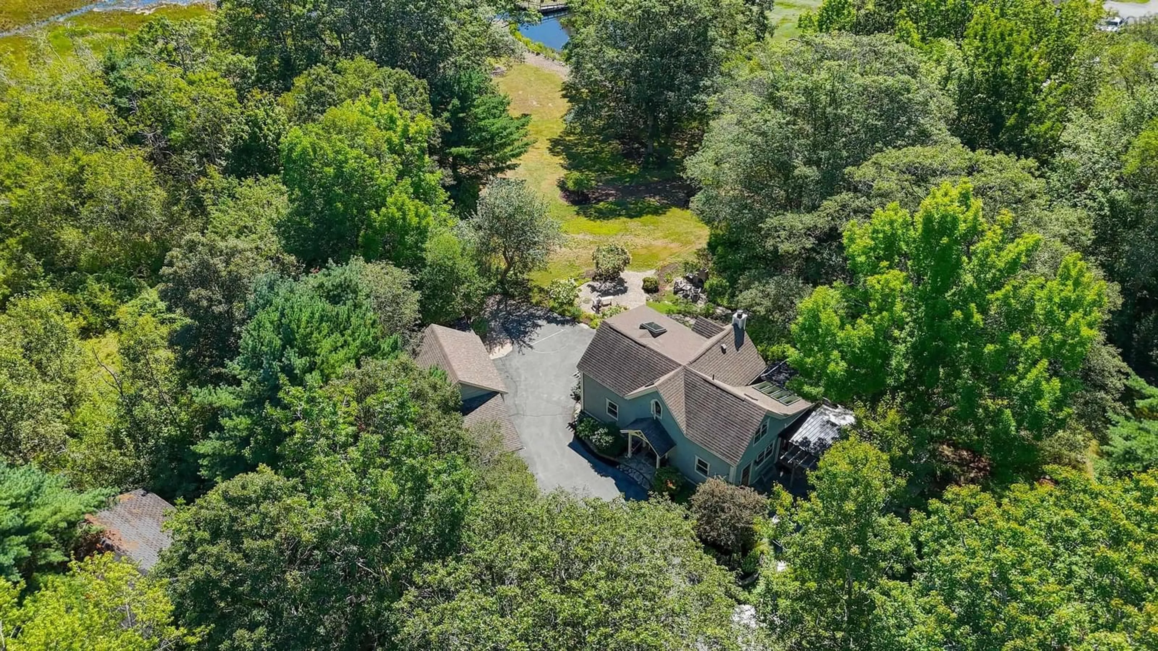 A pic from outside/outdoor area/front of a property/back of a property/a pic from drone, water/lake/river/ocean view for 26 Old Mill Rd, Pleasantville Nova Scotia B0R 1G0