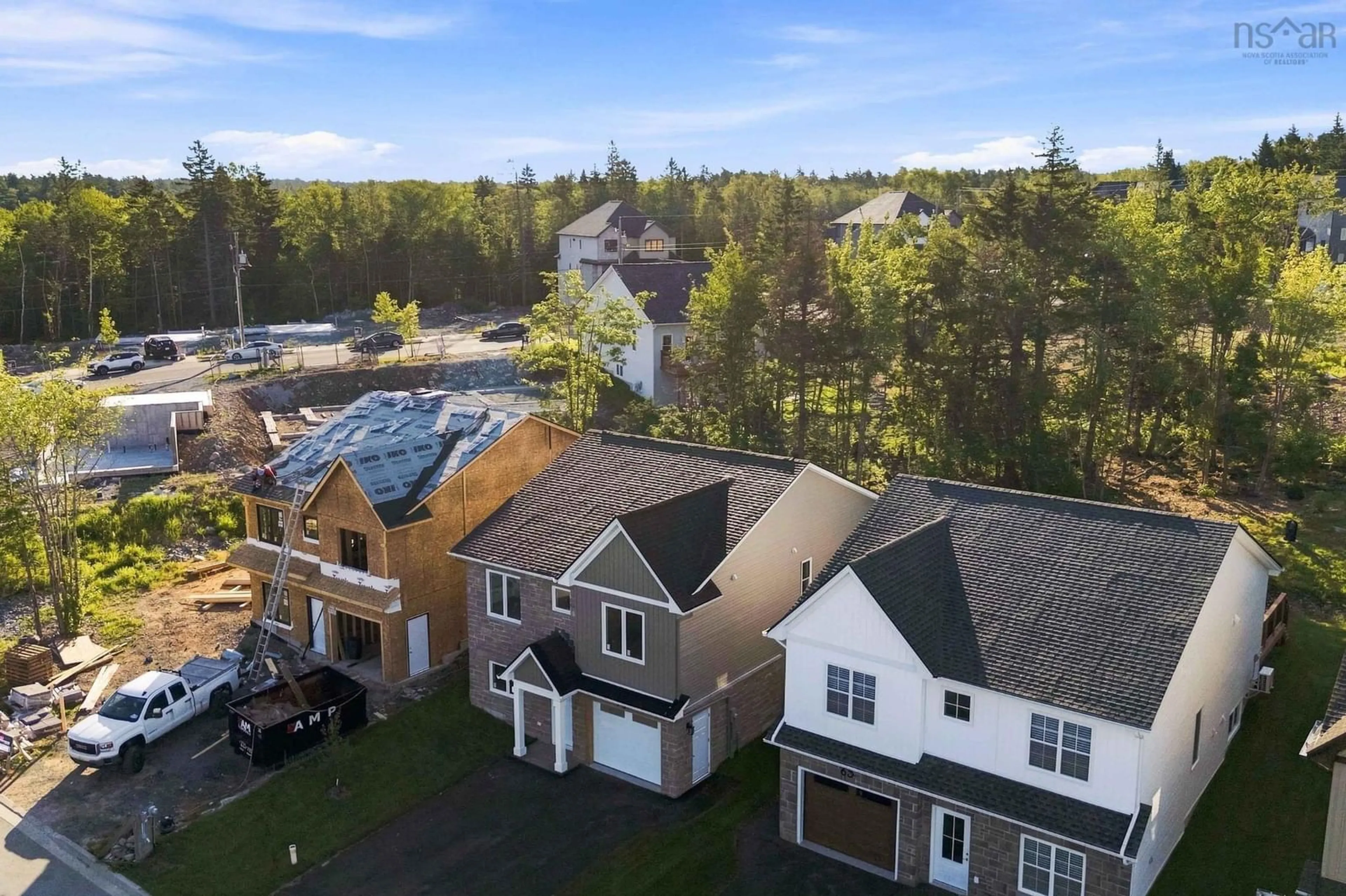 A pic from outside/outdoor area/front of a property/back of a property/a pic from drone, water/lake/river/ocean view for 73 Gardenia Way #GW-38, Dartmouth Nova Scotia B2X 0C7