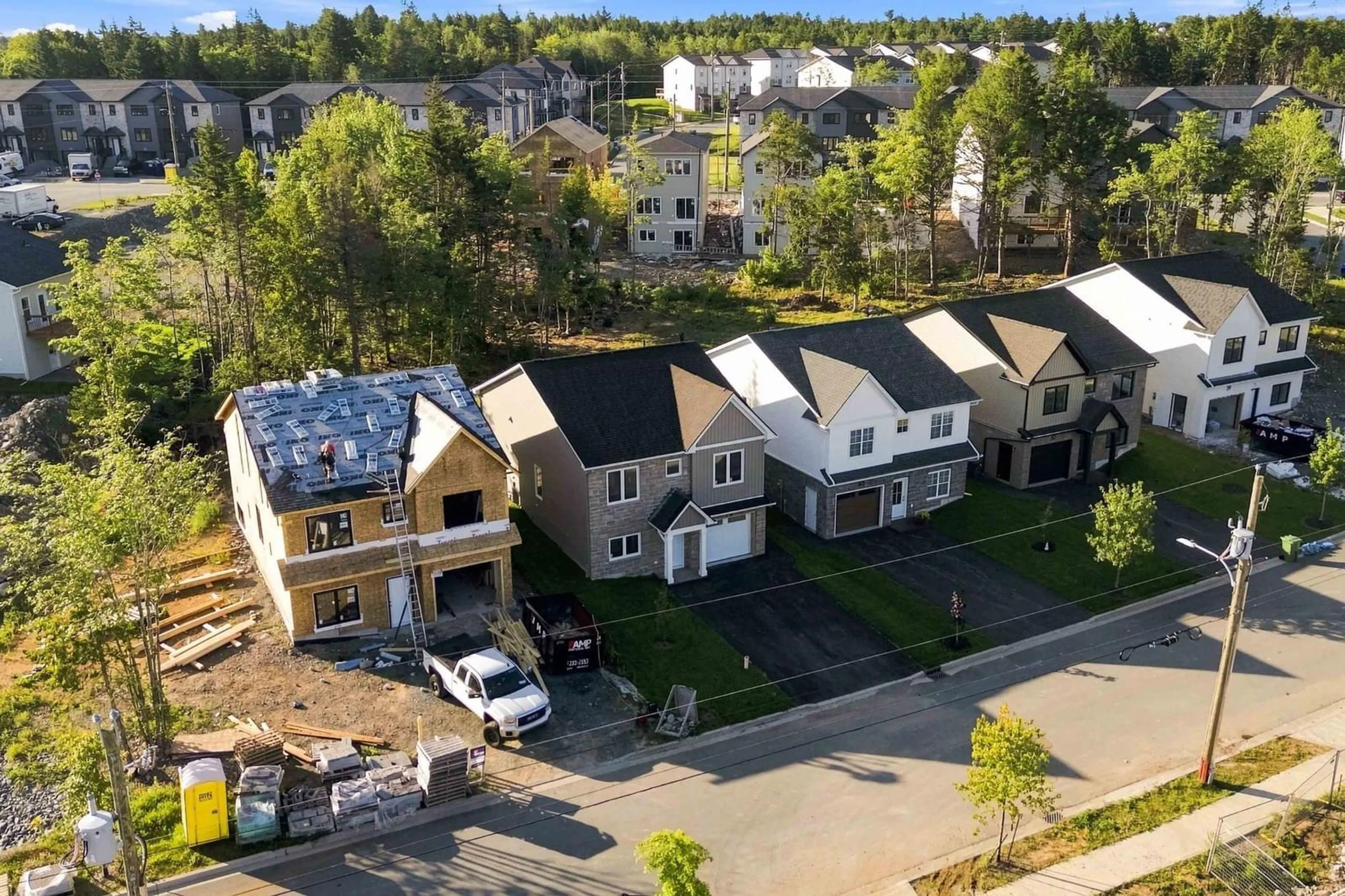 A pic from outside/outdoor area/front of a property/back of a property/a pic from drone, unknown for 73 Gardenia Way #GW-38, Dartmouth Nova Scotia B2X 0C7