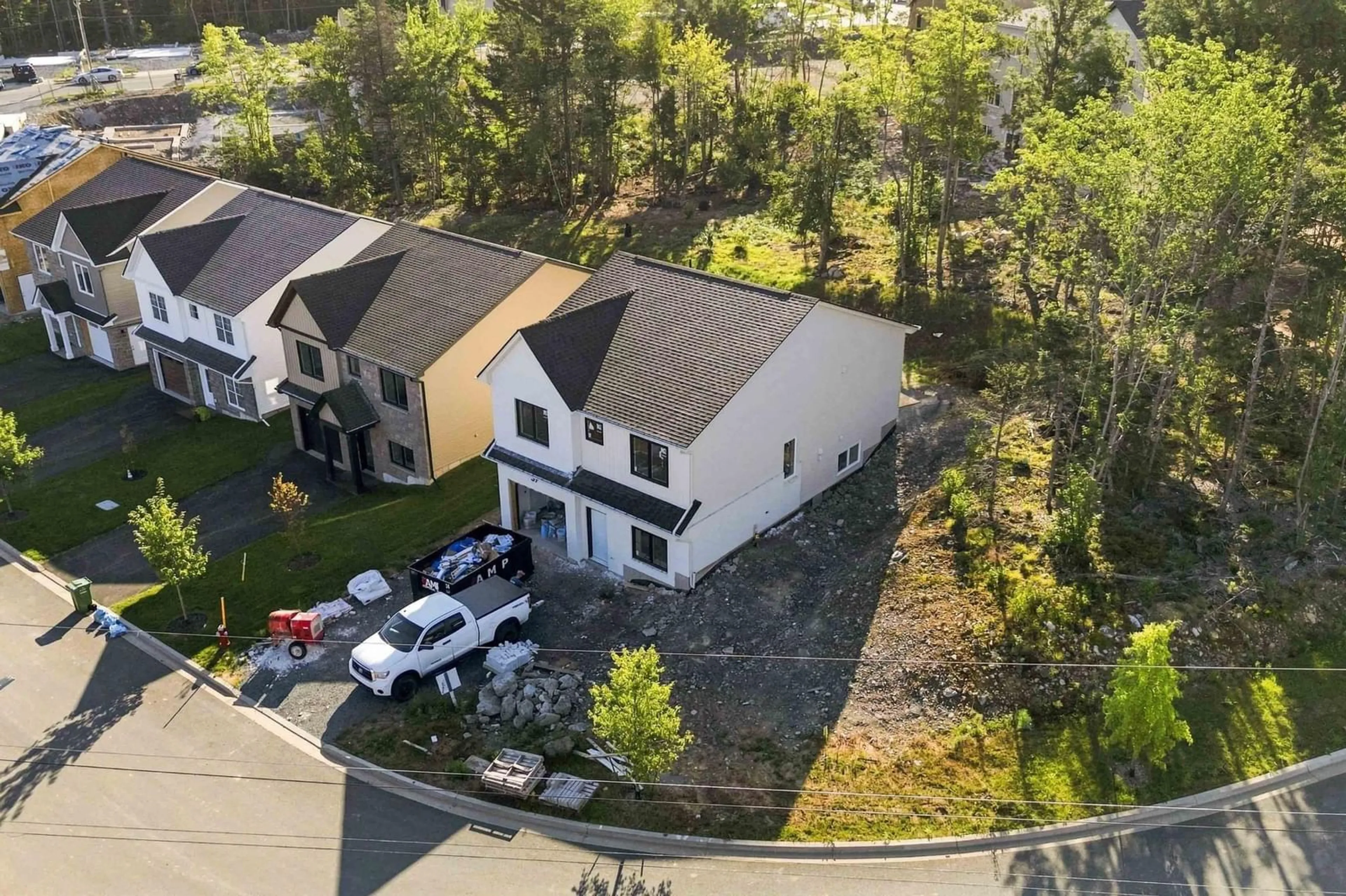A pic from outside/outdoor area/front of a property/back of a property/a pic from drone, street for 39 Gardenia Way #GW-41, Dartmouth Nova Scotia B2X 0C7