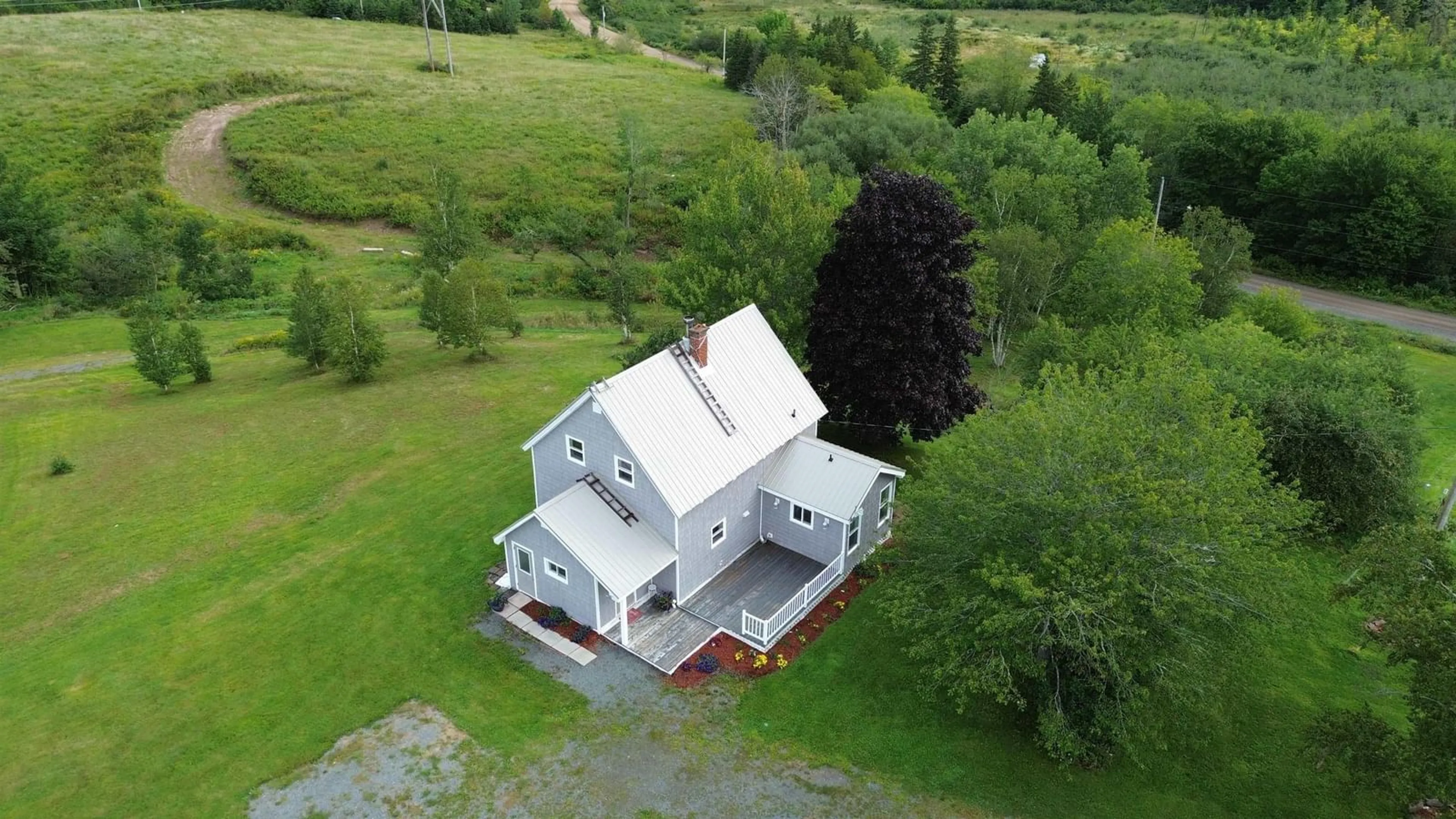 A pic from outside/outdoor area/front of a property/back of a property/a pic from drone, building for 871 Ohio East Road, Antigonish Nova Scotia B2G 2K8