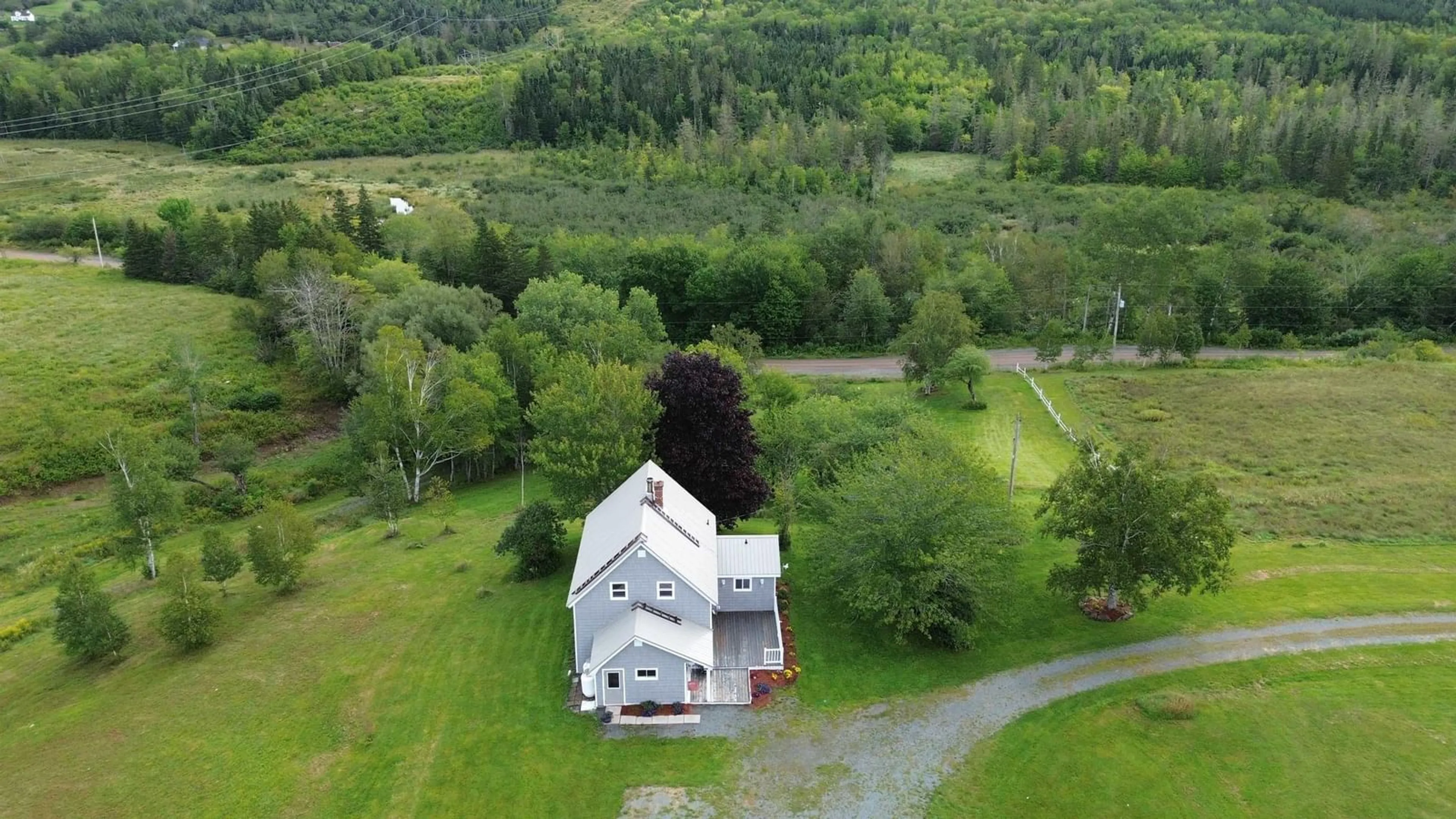 A pic from outside/outdoor area/front of a property/back of a property/a pic from drone, unknown for 871 Ohio East Road, Antigonish Nova Scotia B2G 2K8