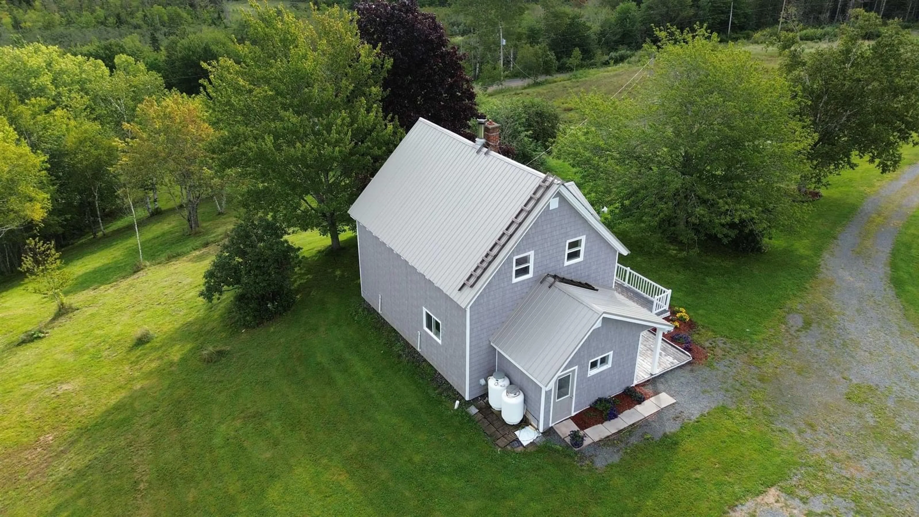 A pic from outside/outdoor area/front of a property/back of a property/a pic from drone, building for 871 Ohio East Road, Antigonish Nova Scotia B2G 2K8