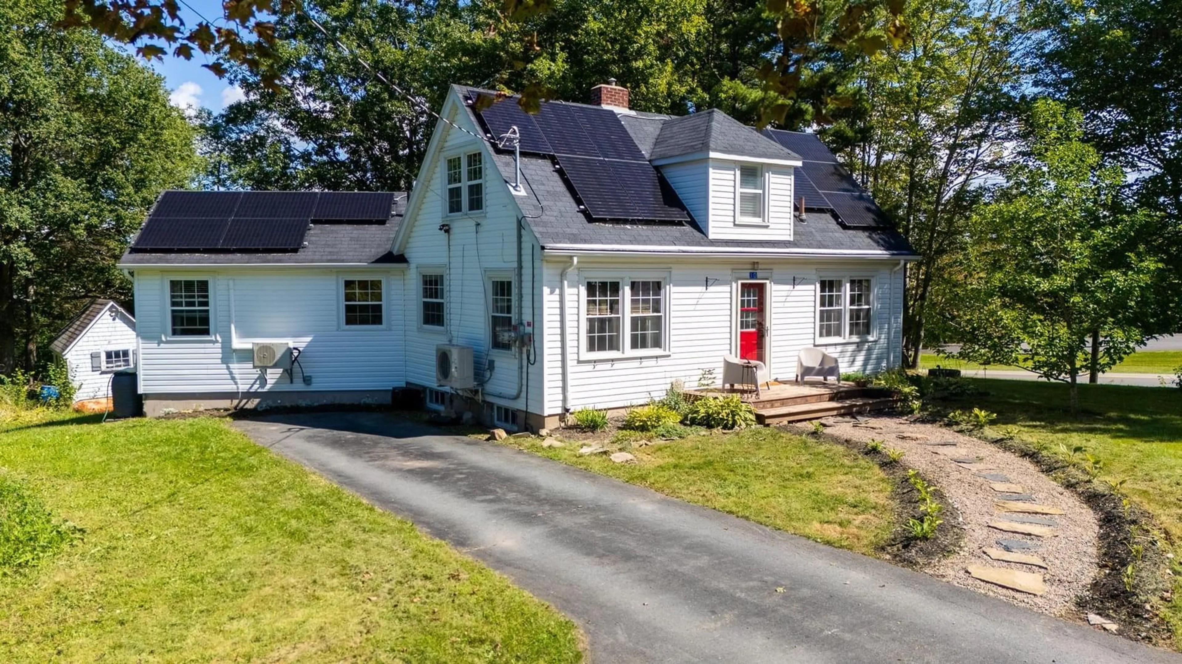 A pic from outside/outdoor area/front of a property/back of a property/a pic from drone, street for 10 Soldier Road, Falmouth Nova Scotia B0P 1P0