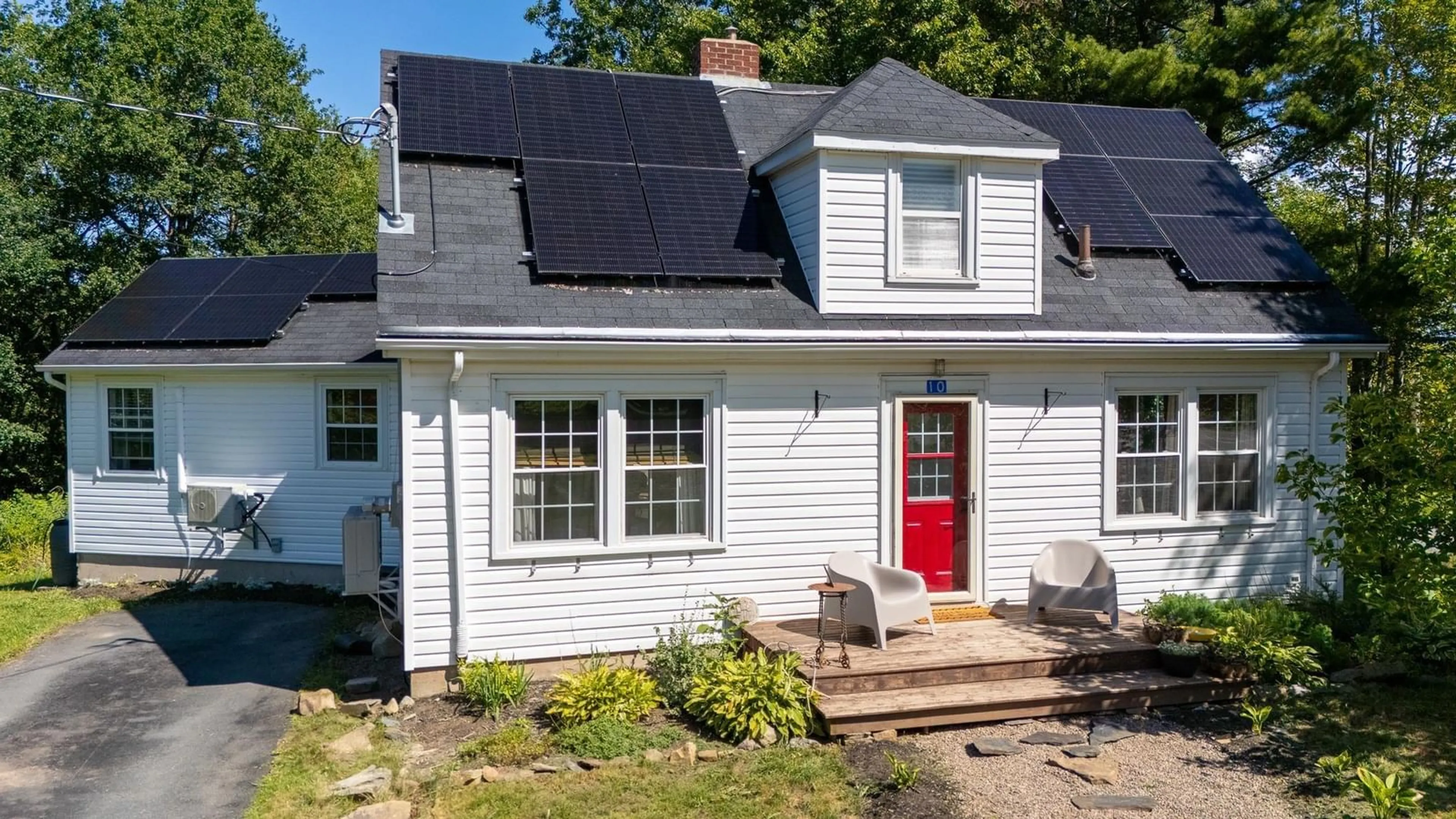 Home with vinyl exterior material, street for 10 Soldier Road, Falmouth Nova Scotia B0P 1P0