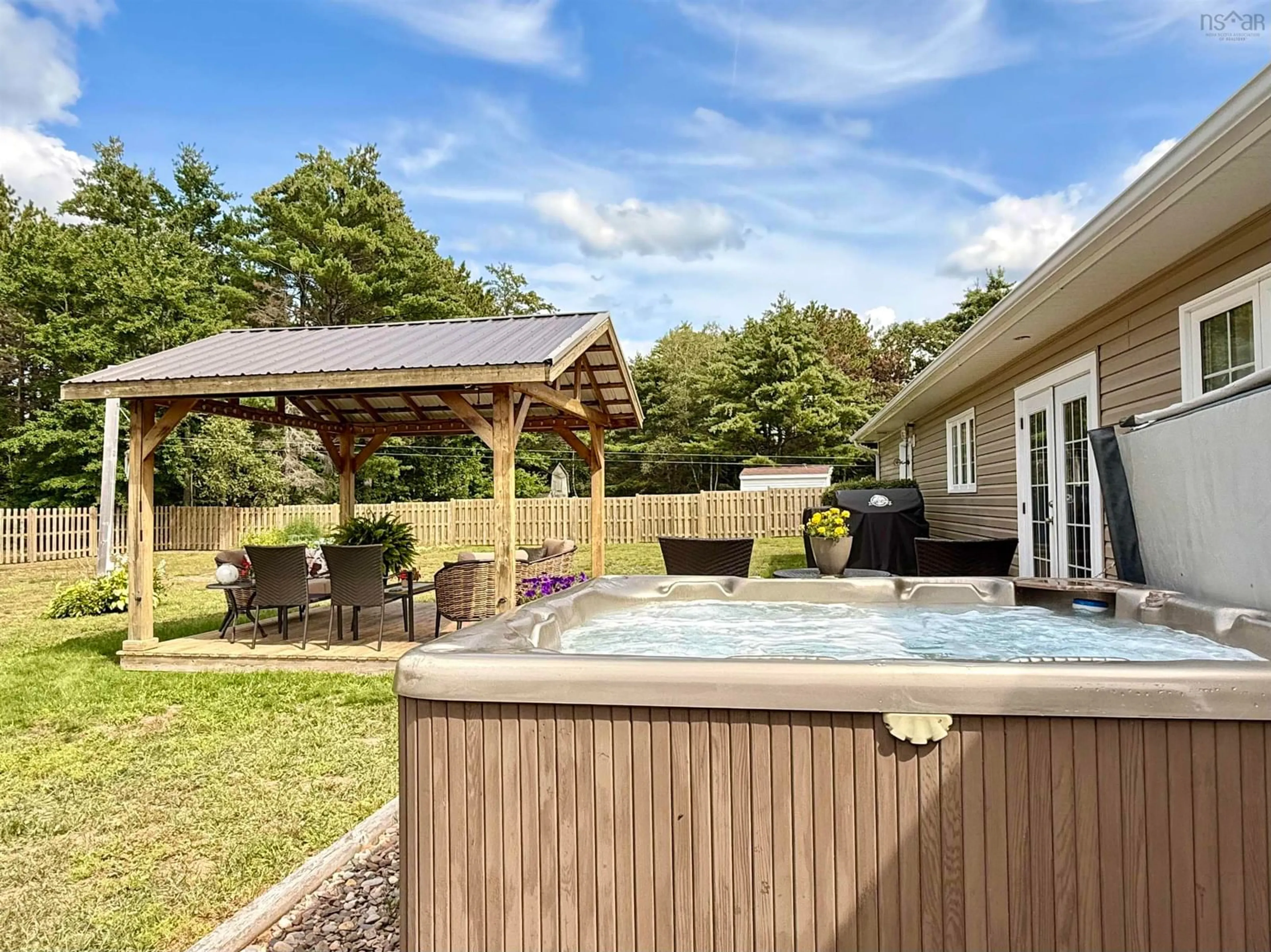 Patio, water/lake/river/ocean view for 10207 Highway 201, Meadowvale Nova Scotia B0P 1W0