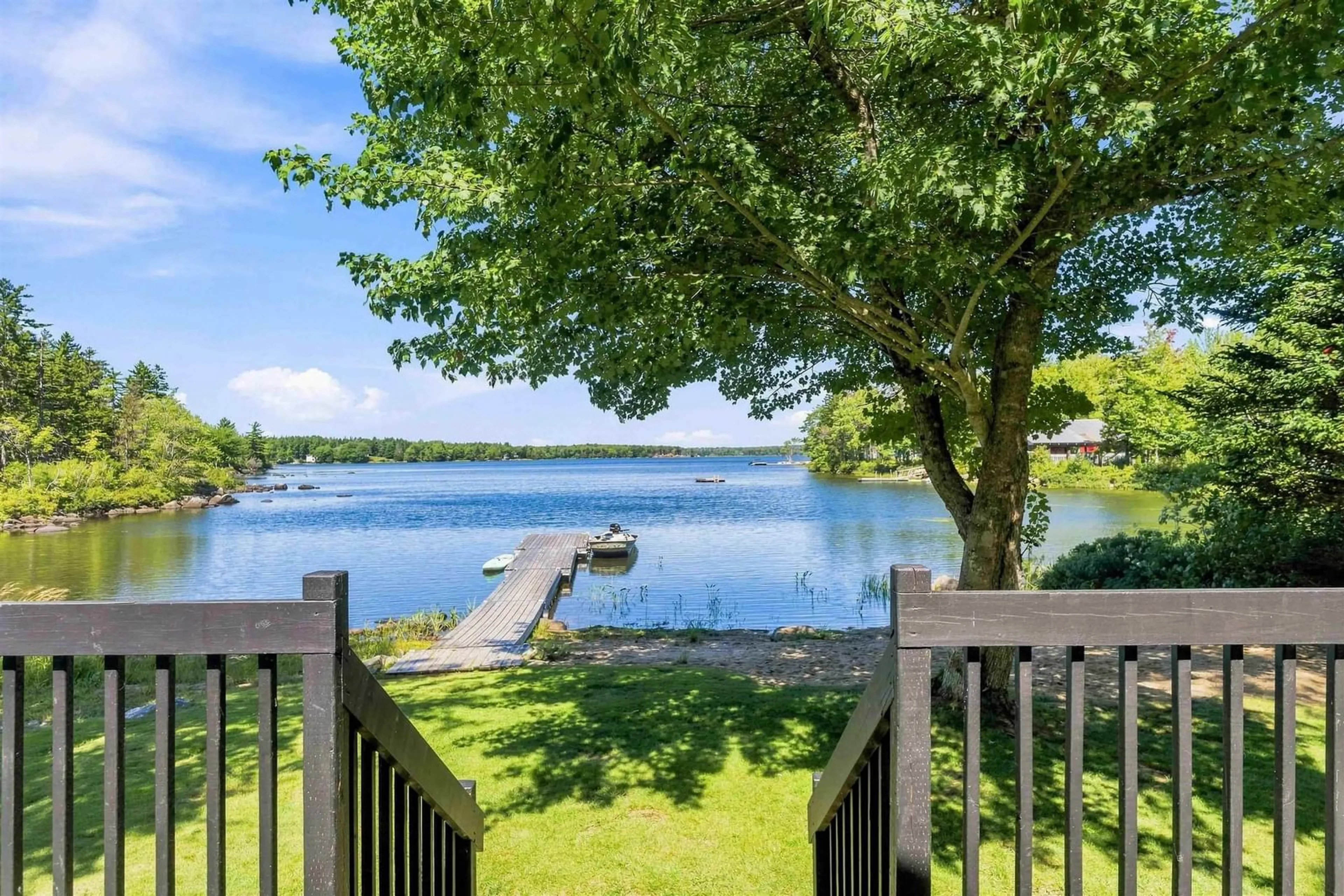 Patio, water/lake/river/ocean view for 54 Buckingham Dr, South Range Nova Scotia B0W 1H0