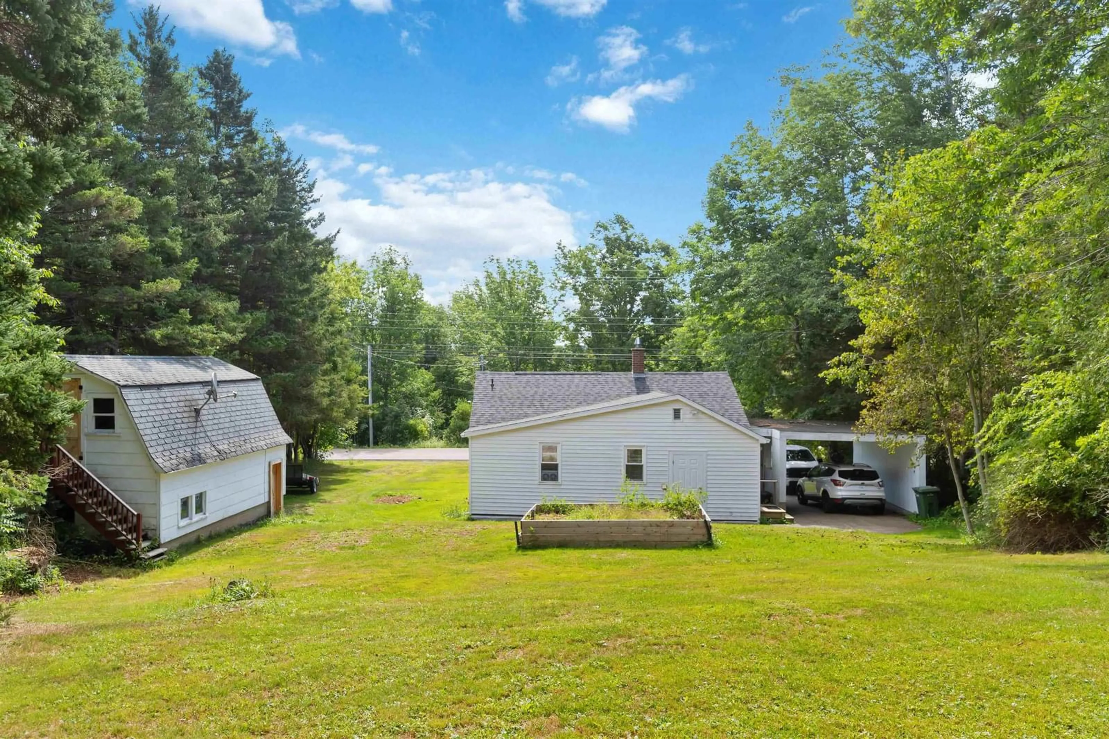 A pic from outside/outdoor area/front of a property/back of a property/a pic from drone, water/lake/river/ocean view for 1307 Granville Rd, Port Wade Nova Scotia B0S 1A0