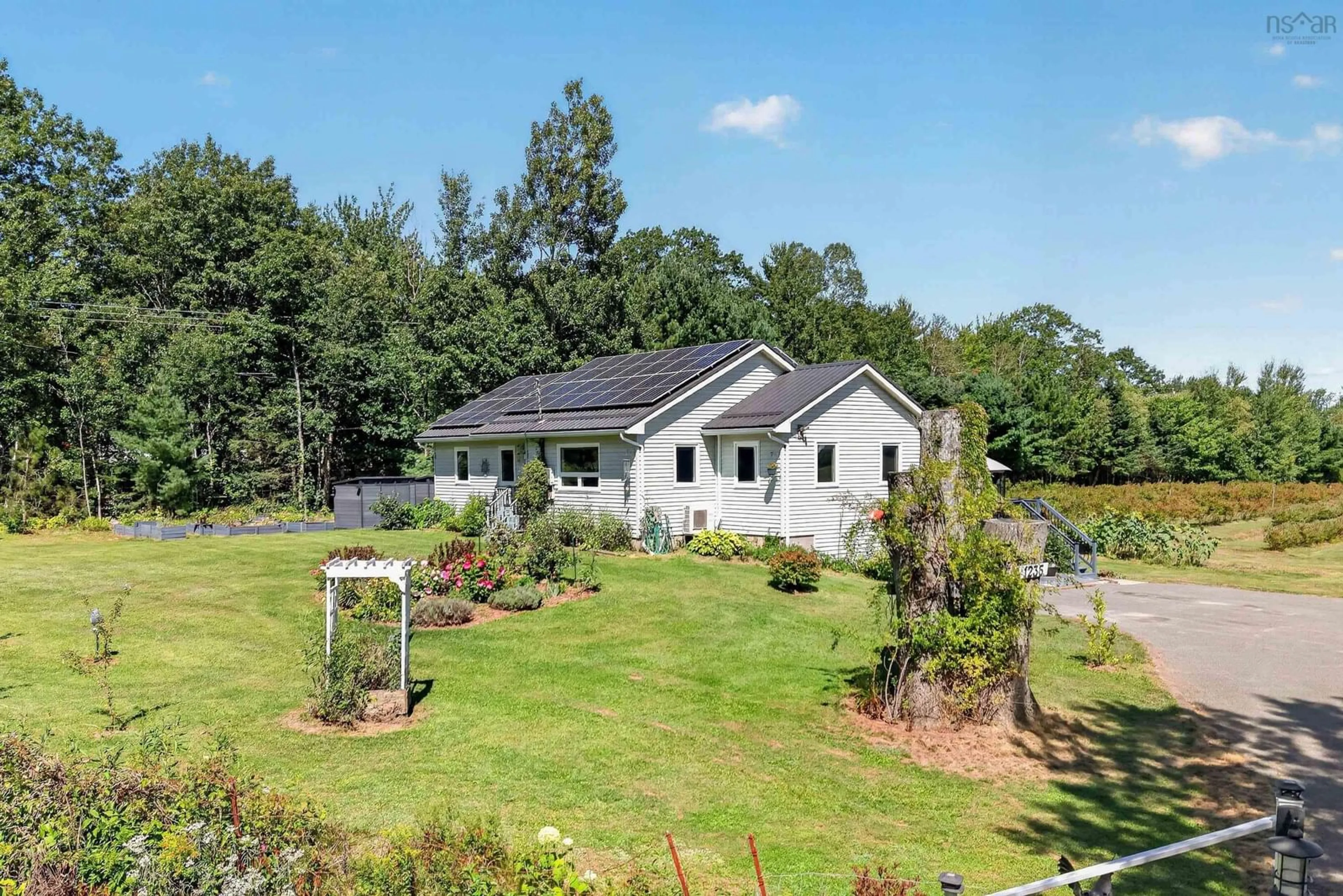 A pic from outside/outdoor area/front of a property/back of a property/a pic from drone, unknown for 1235 Sherman Belcher Rd, Centreville Nova Scotia B0P 1J0