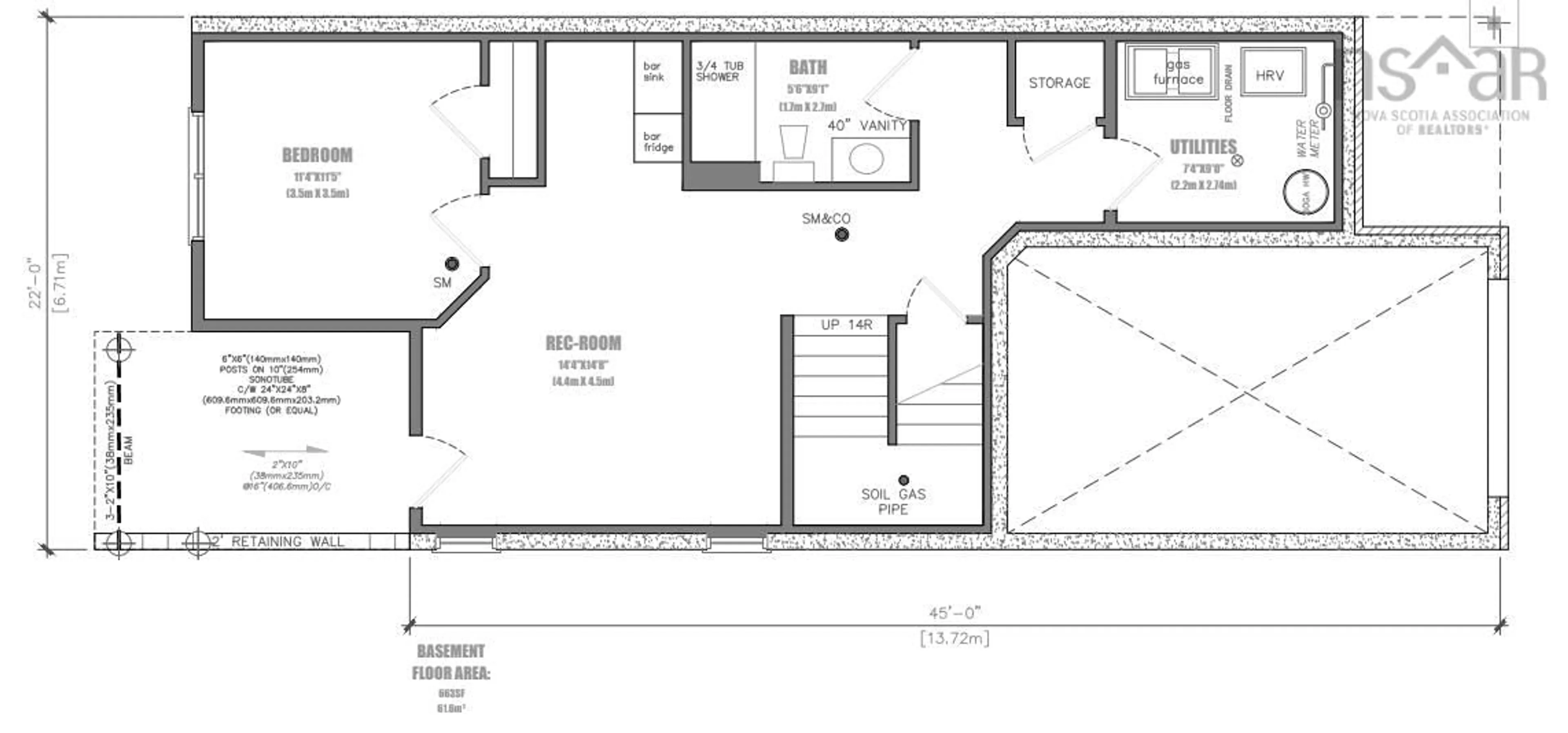 Floor plan for 205 Lewis Dr #LW13, Bedford Nova Scotia B4B 0L3