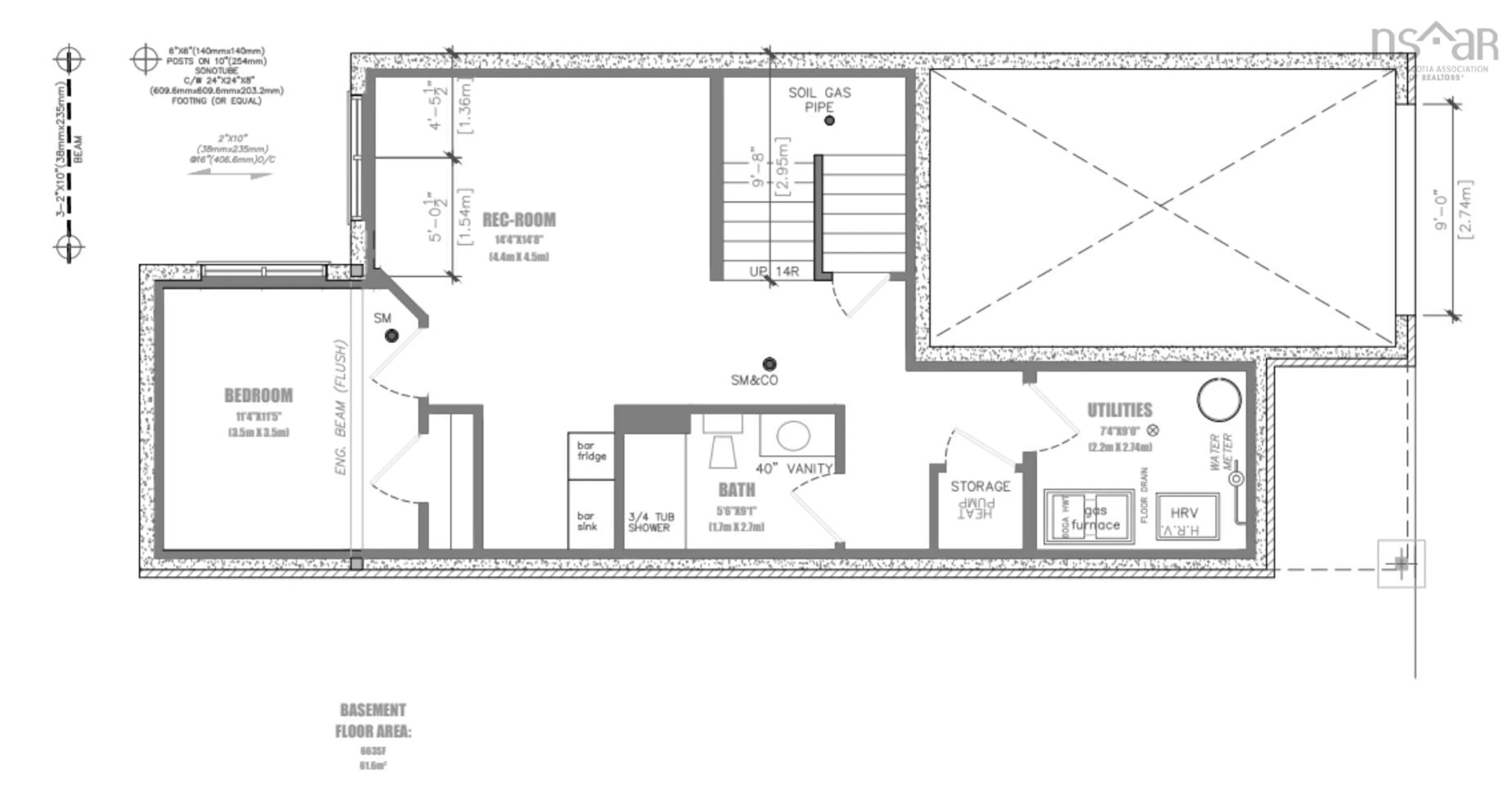 Floor plan for 209 Lewis Dr #LW14, Bedford Nova Scotia B4B 0L3