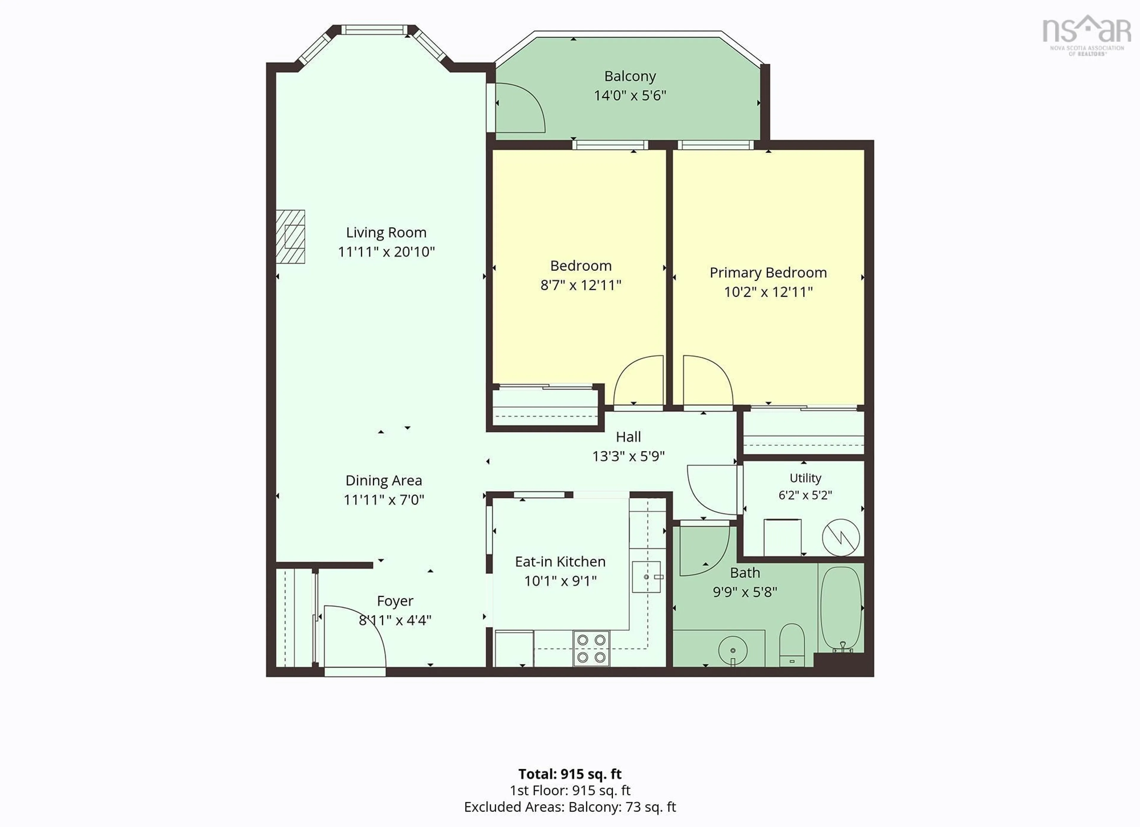 Floor plan for 93 Kearney Lake Rd #308, Halifax Nova Scotia B3M 4B7