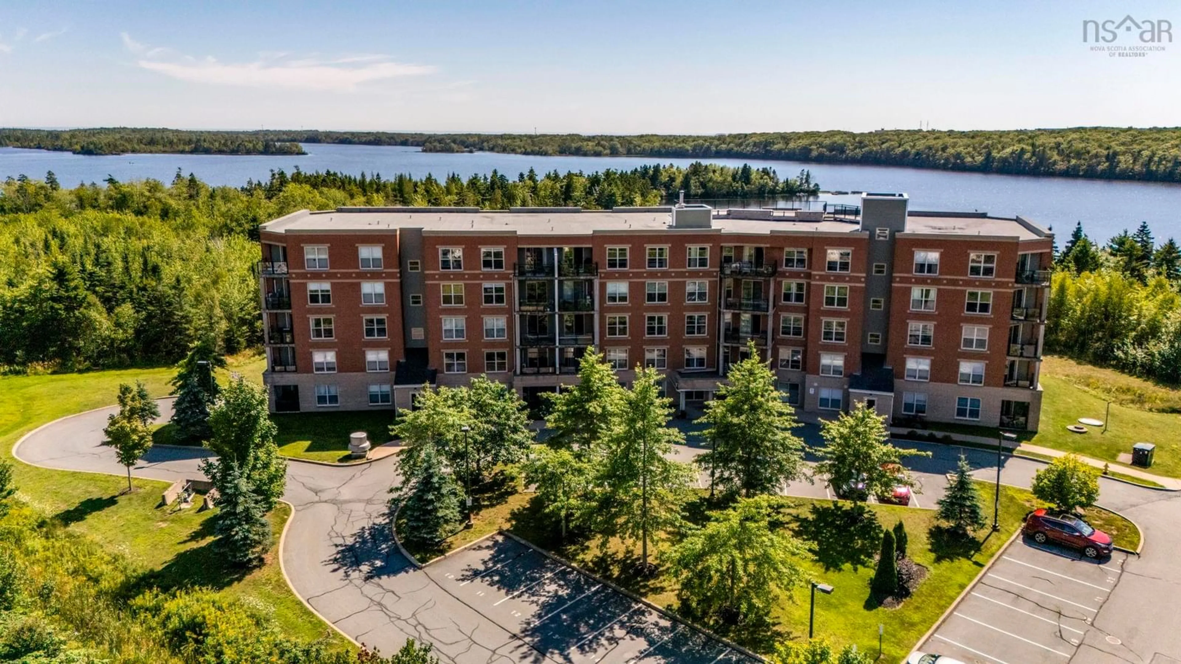A pic from outside/outdoor area/front of a property/back of a property/a pic from drone, water/lake/river/ocean view for 89 Pebblecreek Crescent #111, Dartmouth Nova Scotia B2W 0K6