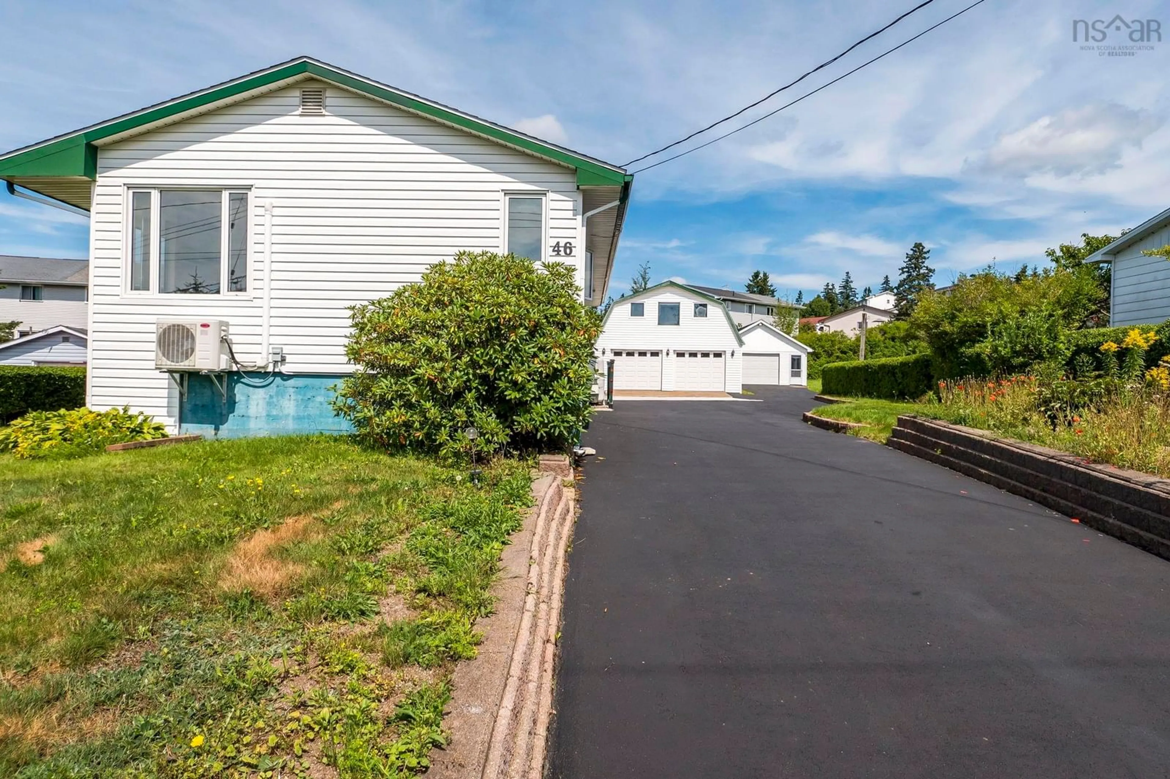 A pic from outside/outdoor area/front of a property/back of a property/a pic from drone, street for 46 Himmelman Dr, Eastern Passage Nova Scotia B3G 1H8