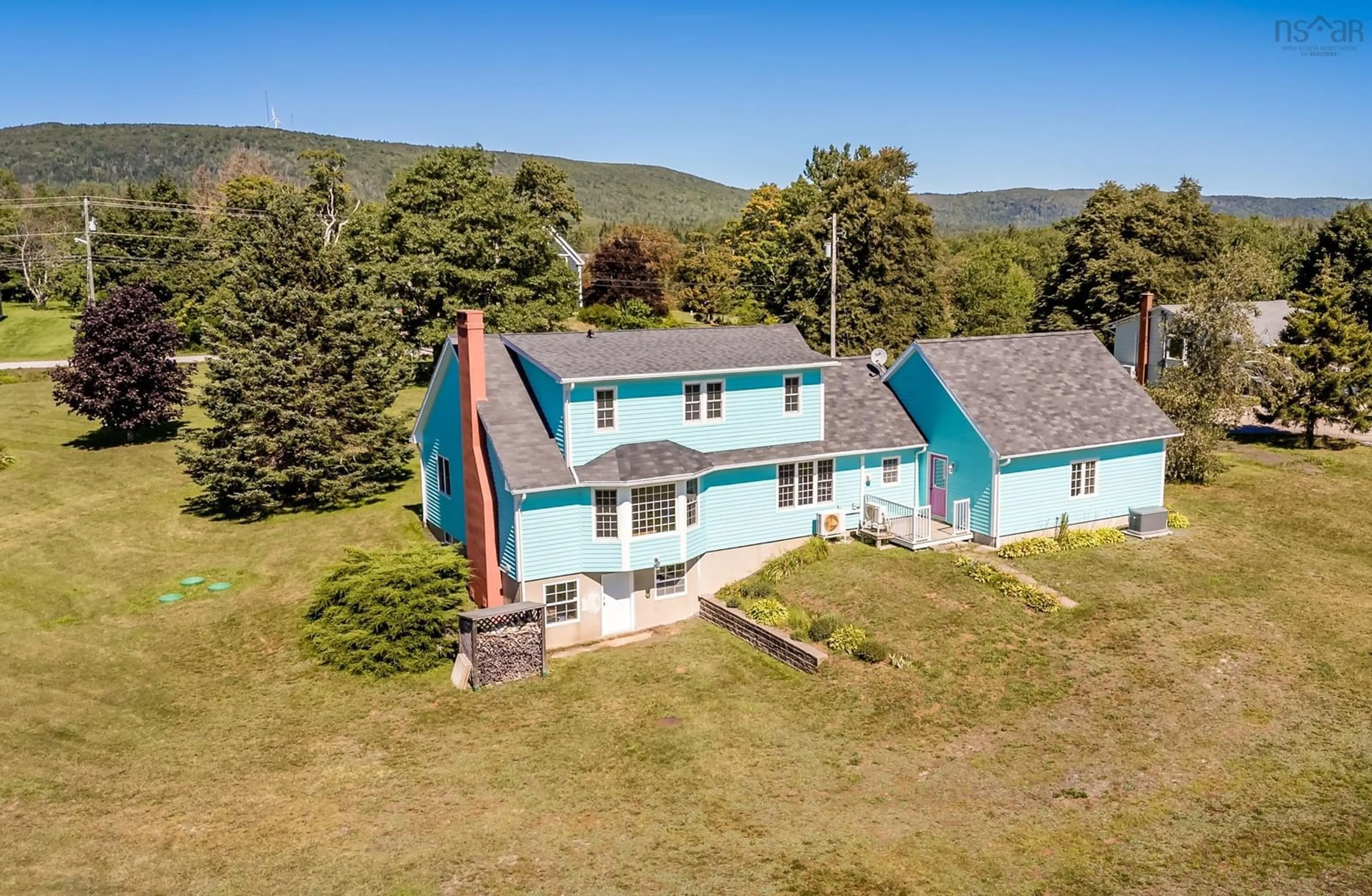 A pic from outside/outdoor area/front of a property/back of a property/a pic from drone, unknown for 5148 Highway 1, Granville Centre Nova Scotia B0S 1A0