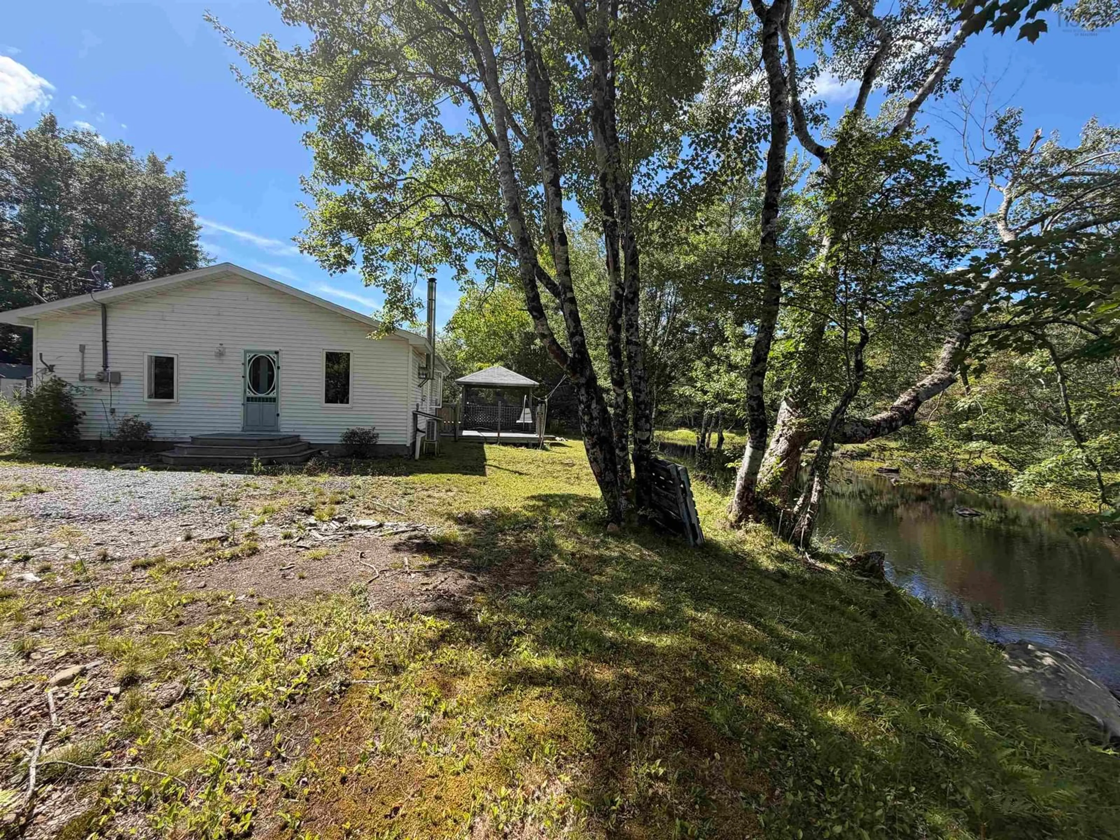 A pic from outside/outdoor area/front of a property/back of a property/a pic from drone, water/lake/river/ocean view for 1657 Hectanooga Rd, Mayflower Nova Scotia B0W 2Y0