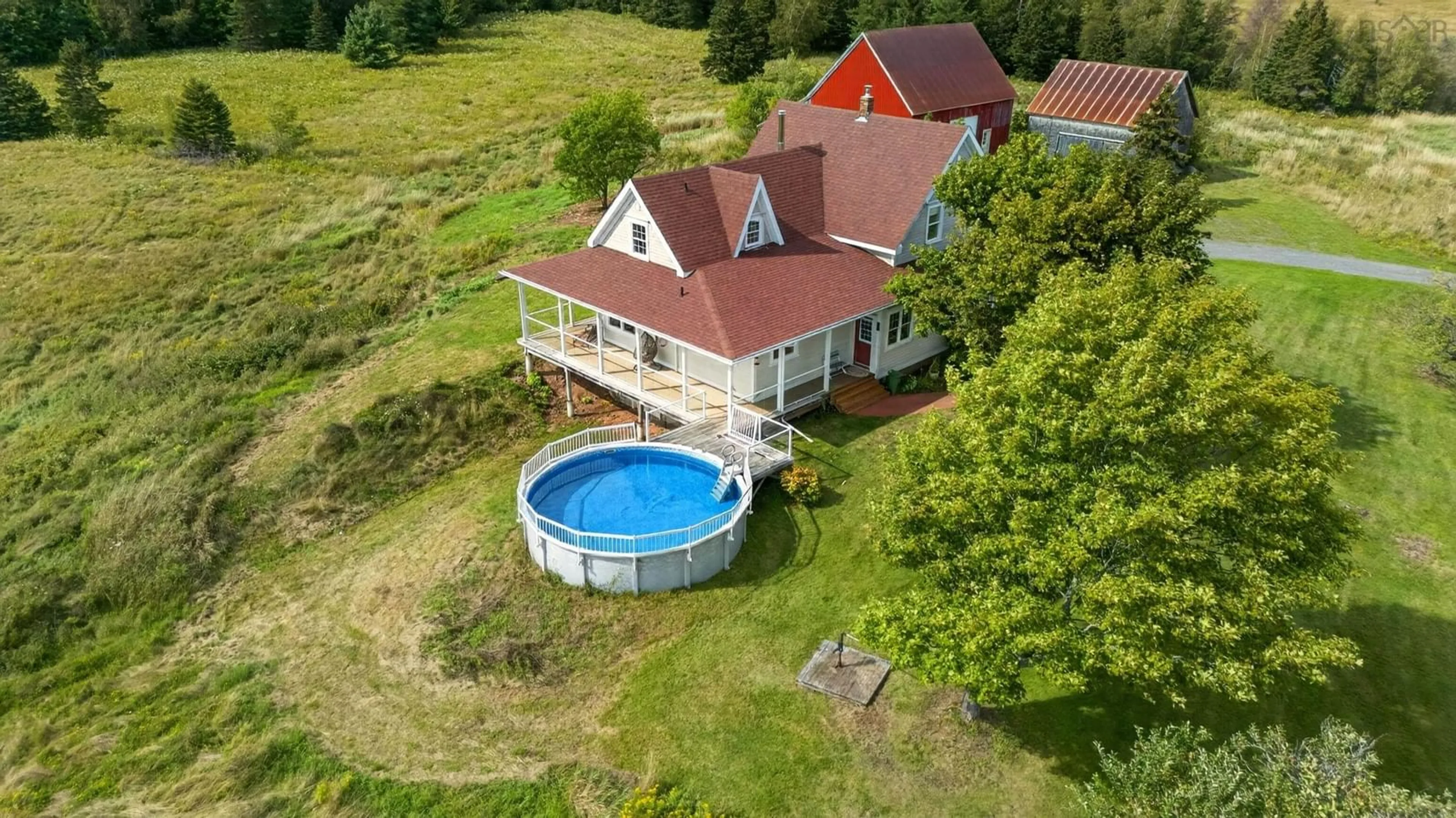 A pic from outside/outdoor area/front of a property/back of a property/a pic from drone, water/lake/river/ocean view for 103 Maple Ave, Tatamagouche Nova Scotia B0K 1V0