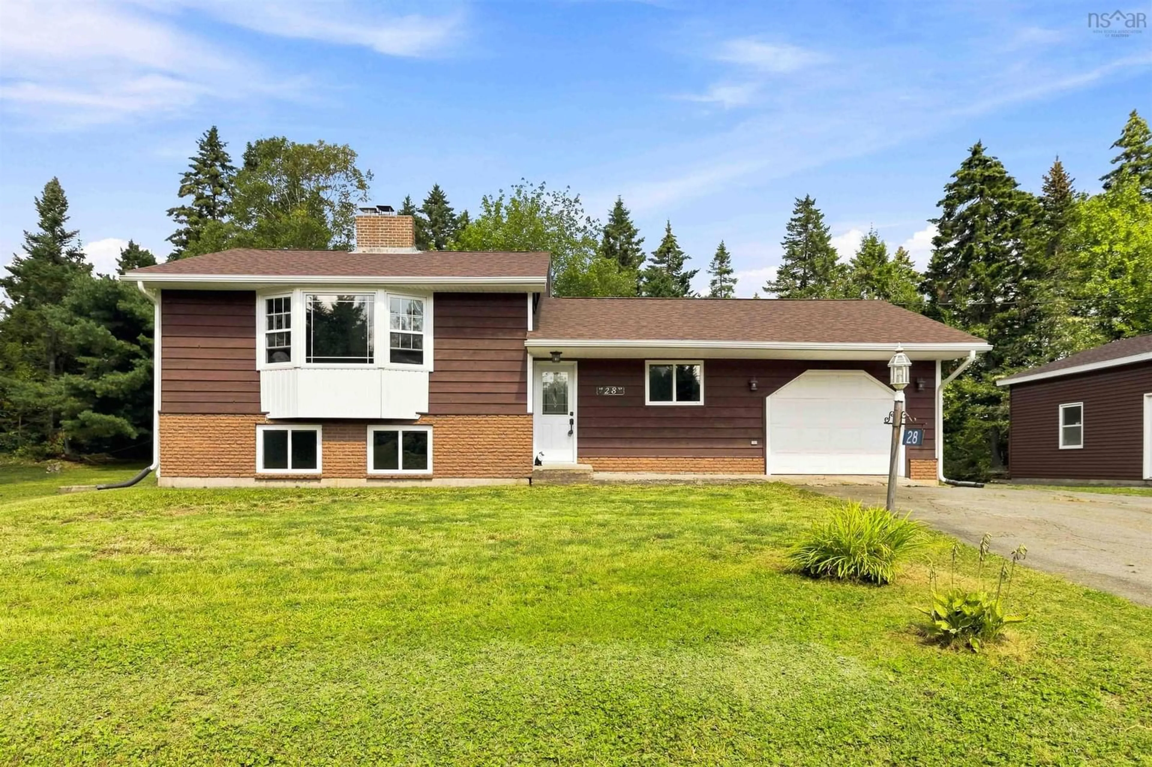 Home with vinyl exterior material, street for 28 Little River Dr, Musquodoboit Harbour Nova Scotia B0J 2L0