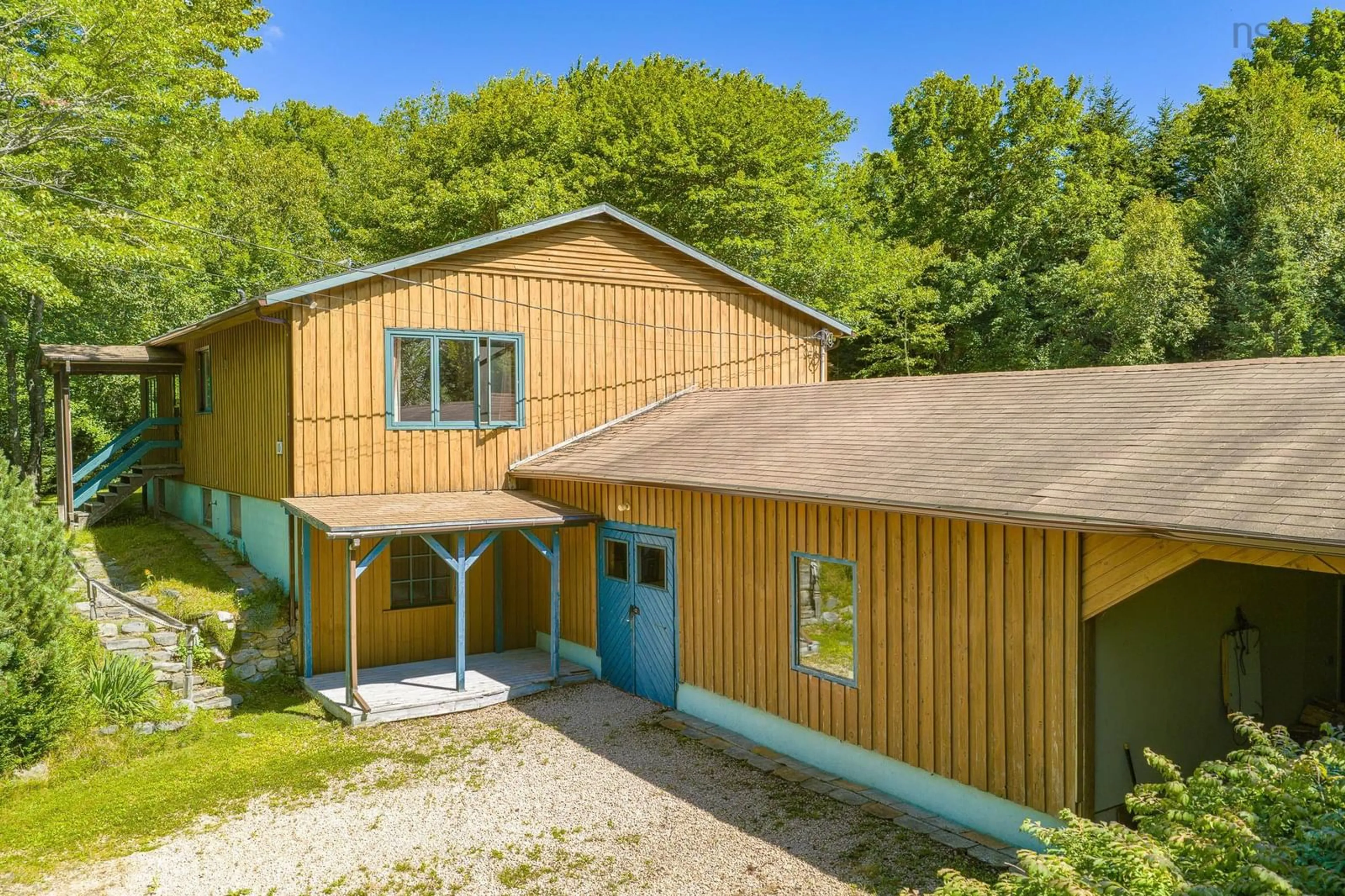 A pic from outside/outdoor area/front of a property/back of a property/a pic from drone, building for 10 River Rd, Port L'Hebert Nova Scotia B0T 1V0