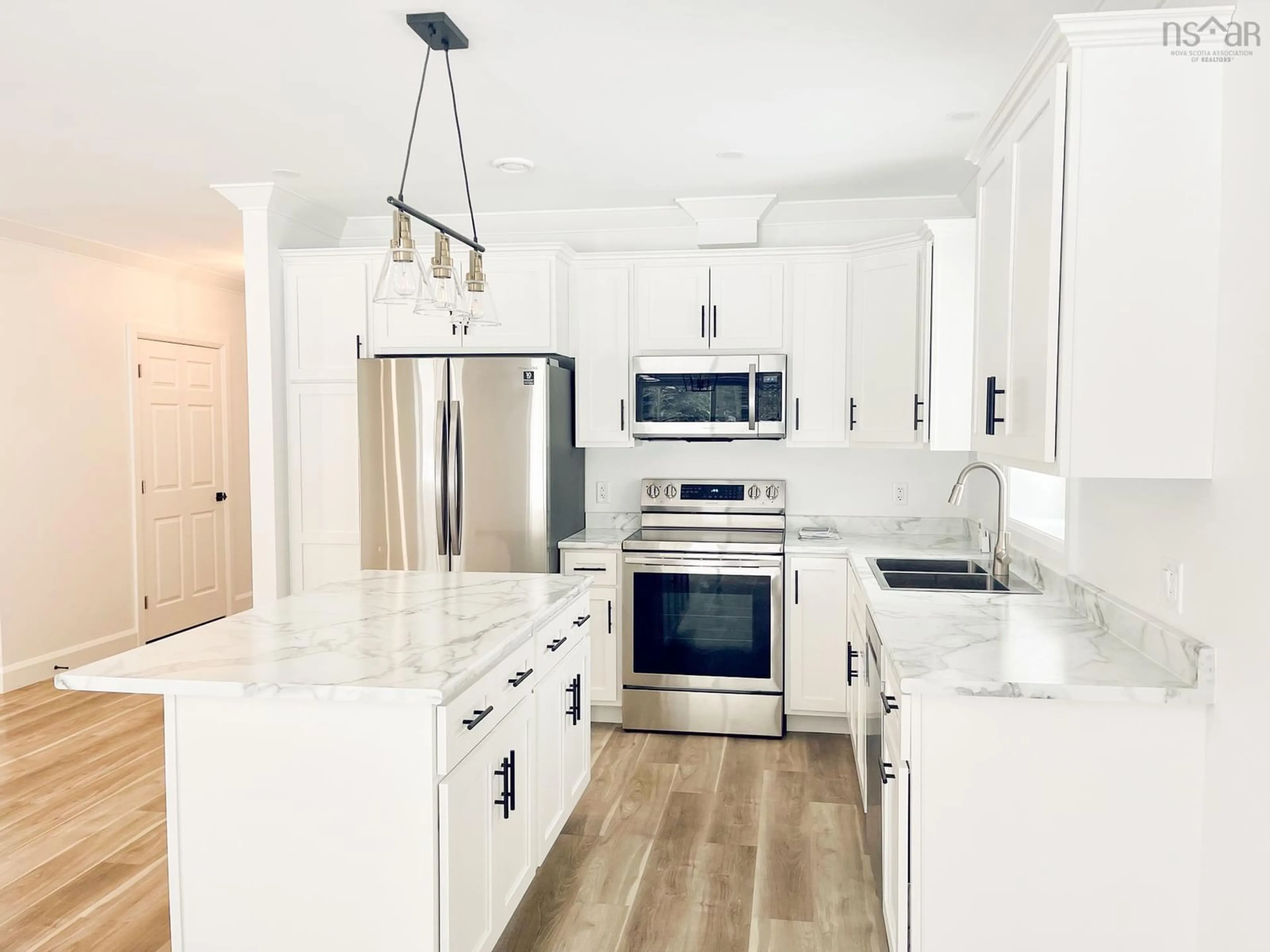 Open concept kitchen, unknown for 144-146 Village Line Ave, Valley Nova Scotia B2N 0J3