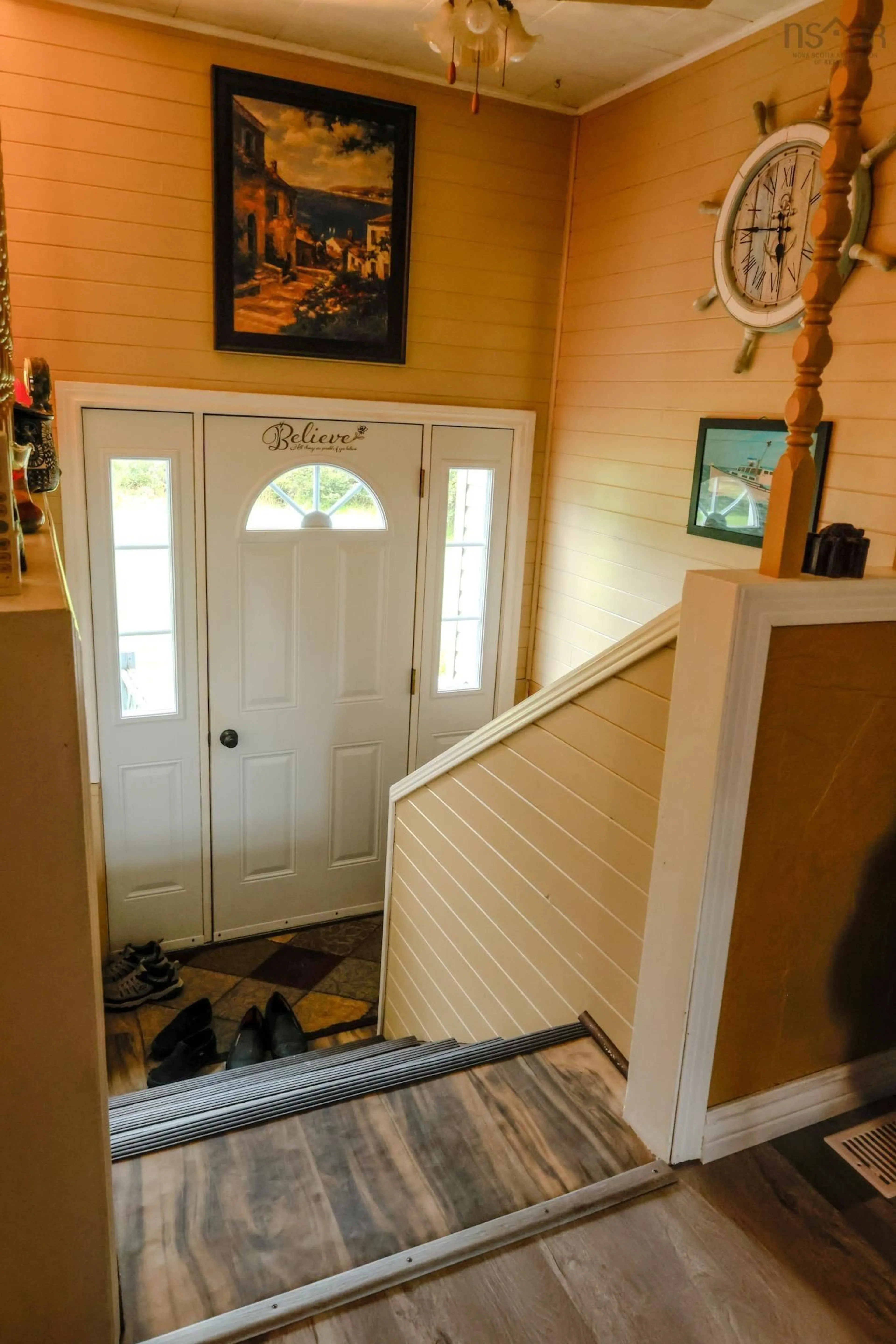Indoor entryway for 28 Penney Rd, South Side Nova Scotia B0W 1P0