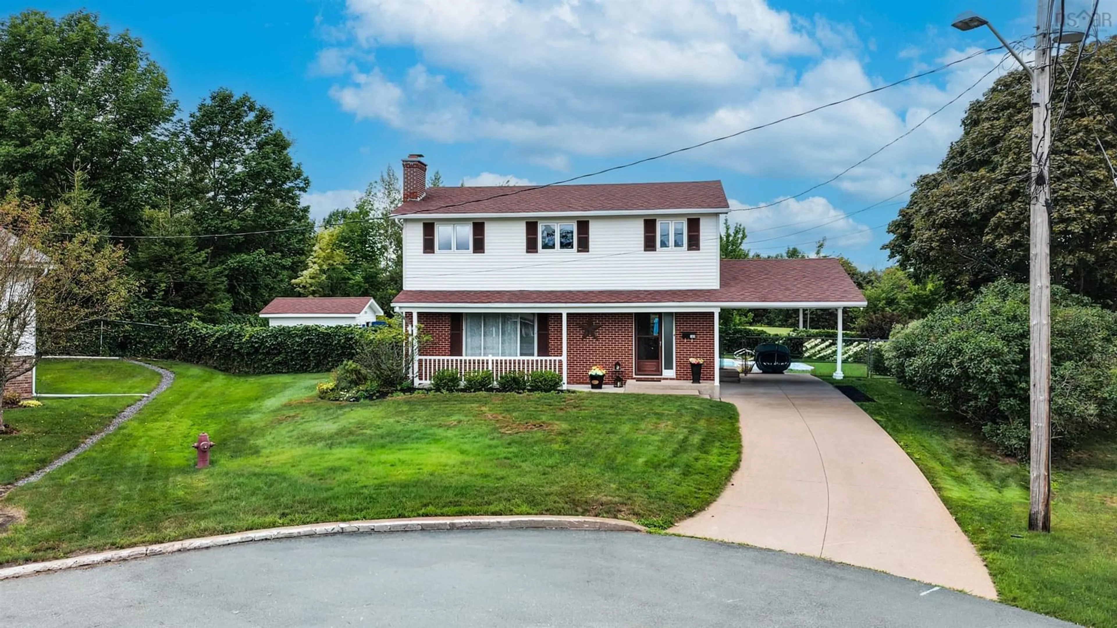 Home with brick exterior material, street for 165 Newbury Crt, New Glasgow Nova Scotia B2H 5N5