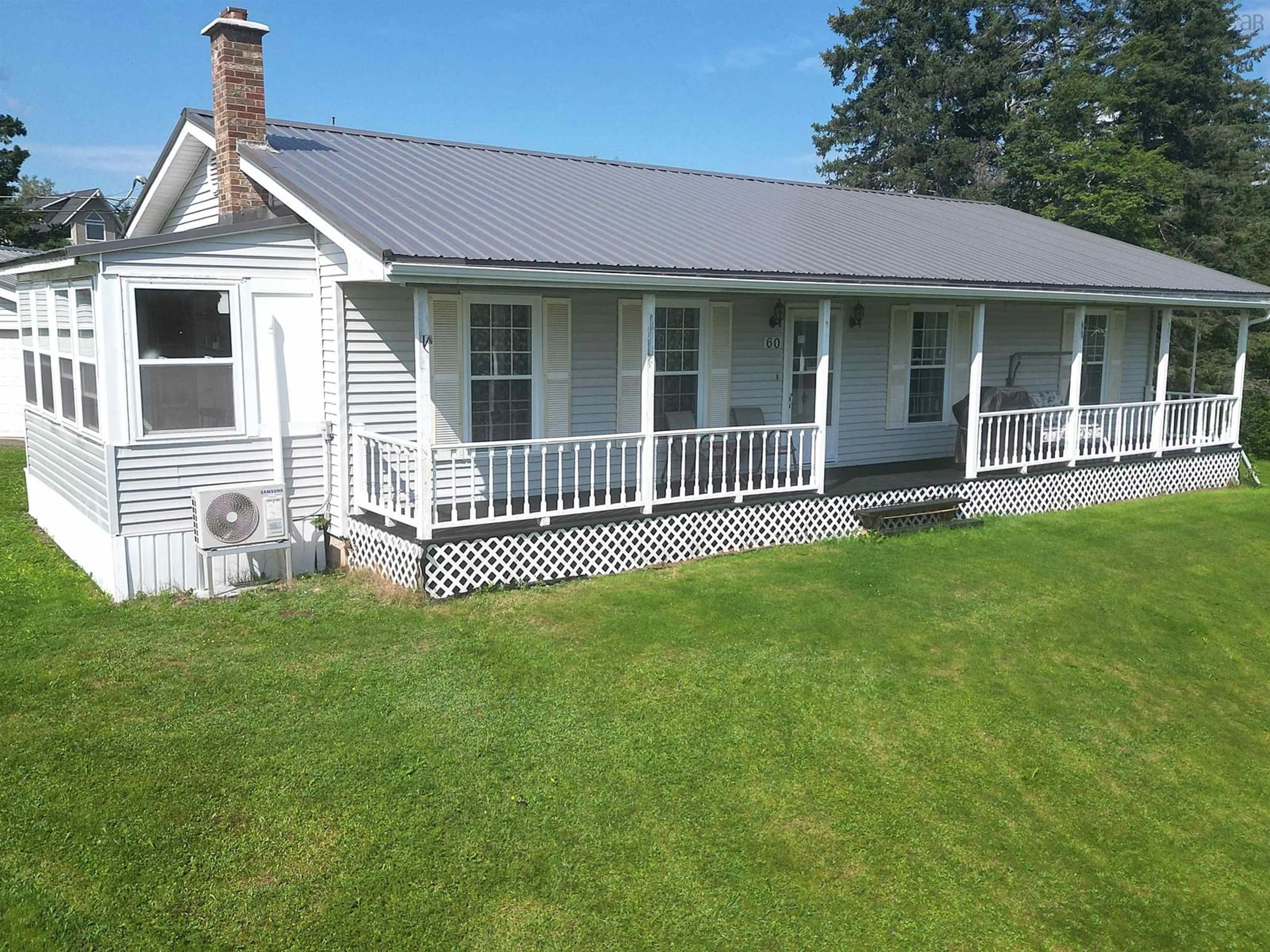 A pic from outside/outdoor area/front of a property/back of a property/a pic from drone, building for 60 Pleasant Dr, Lyons Brook Nova Scotia B0K 1H0