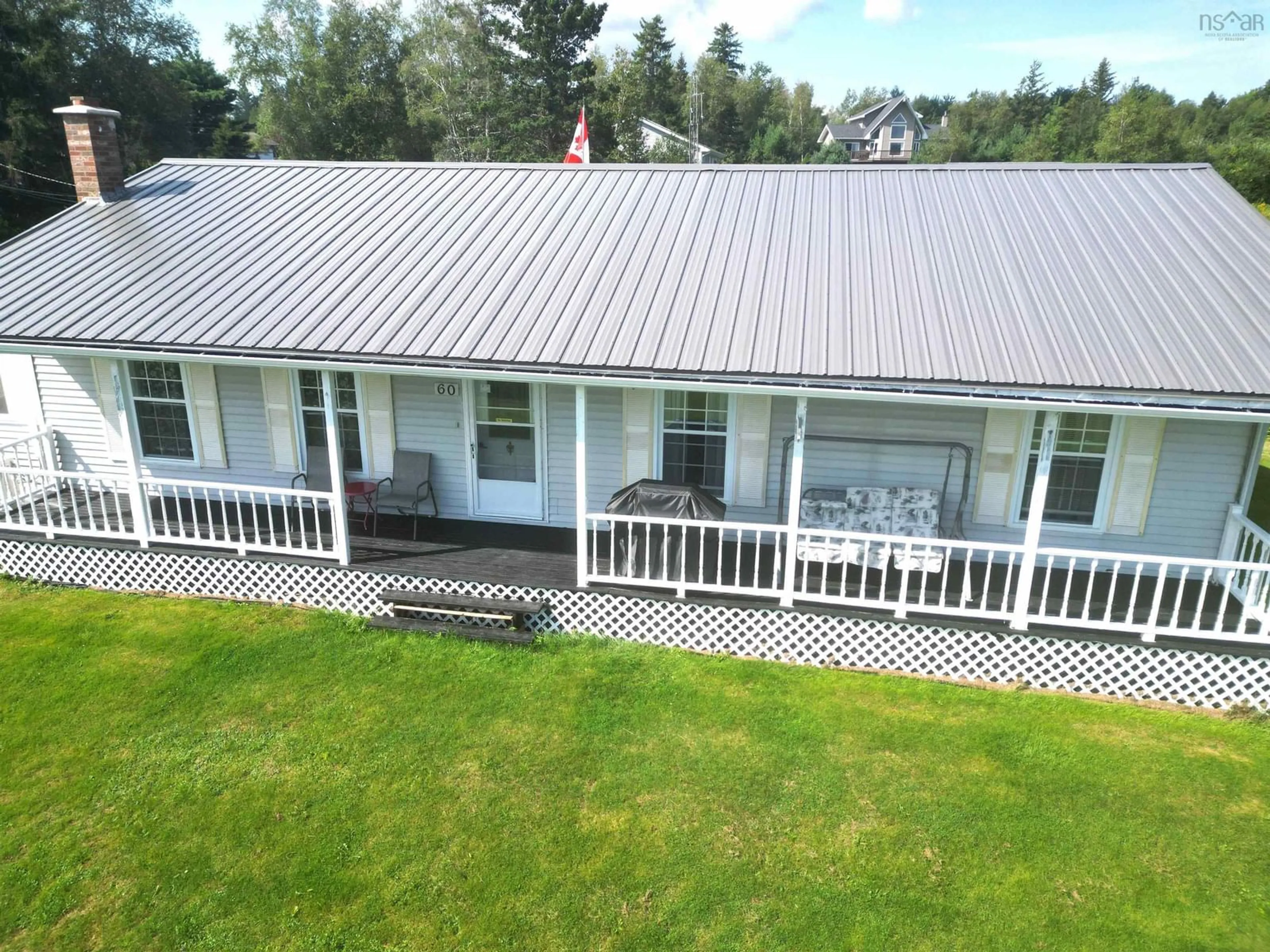 A pic from outside/outdoor area/front of a property/back of a property/a pic from drone, building for 60 Pleasant Dr, Lyons Brook Nova Scotia B0K 1H0