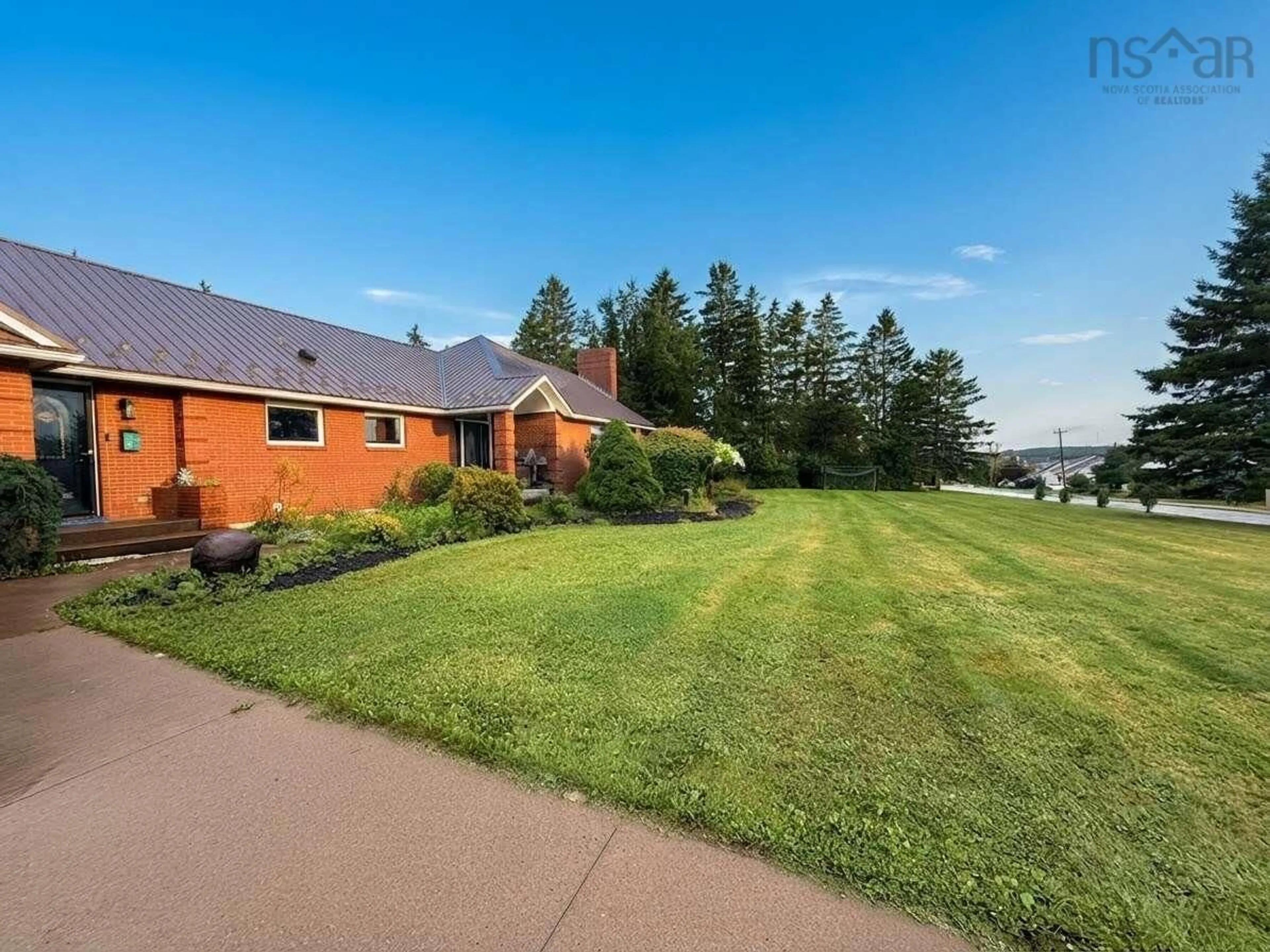 A pic from outside/outdoor area/front of a property/back of a property/a pic from drone, water/lake/river/ocean view for 411 Mountain Rd, New Glasgow Nova Scotia B2H 3X4