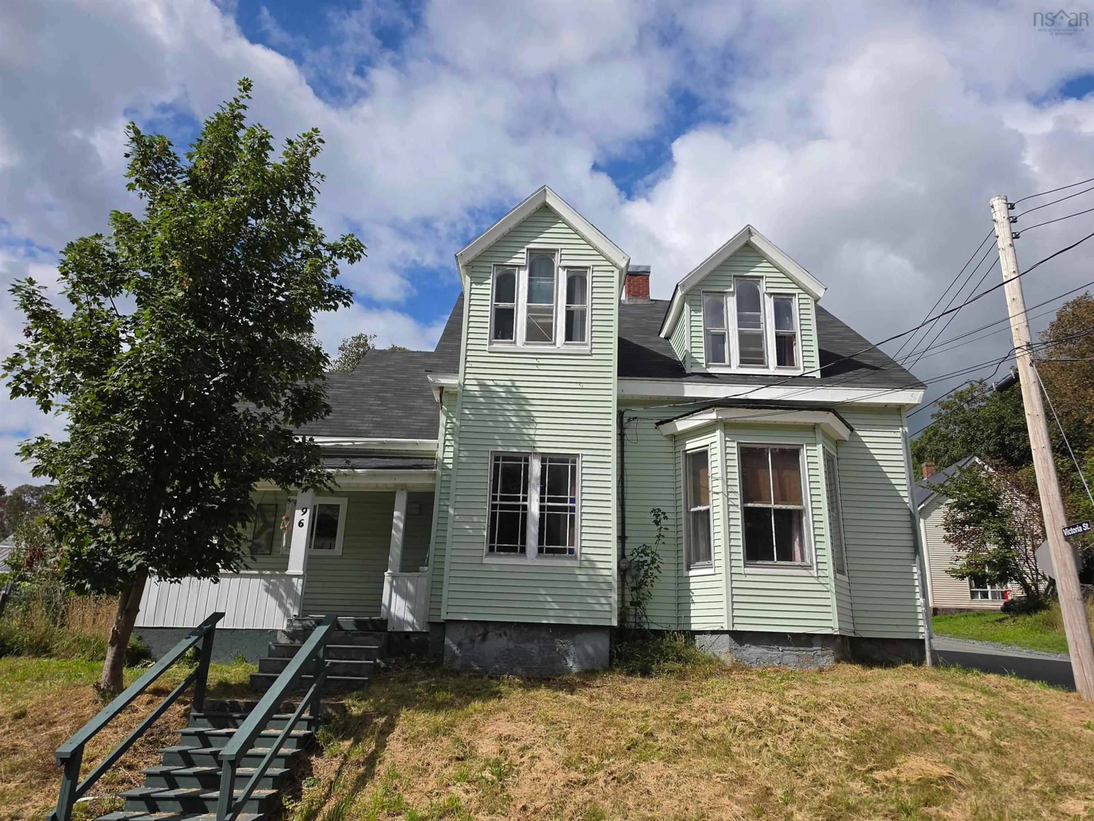 Home with vinyl exterior material, street for 96 St Andrews St, Pictou Nova Scotia B0K 1H0