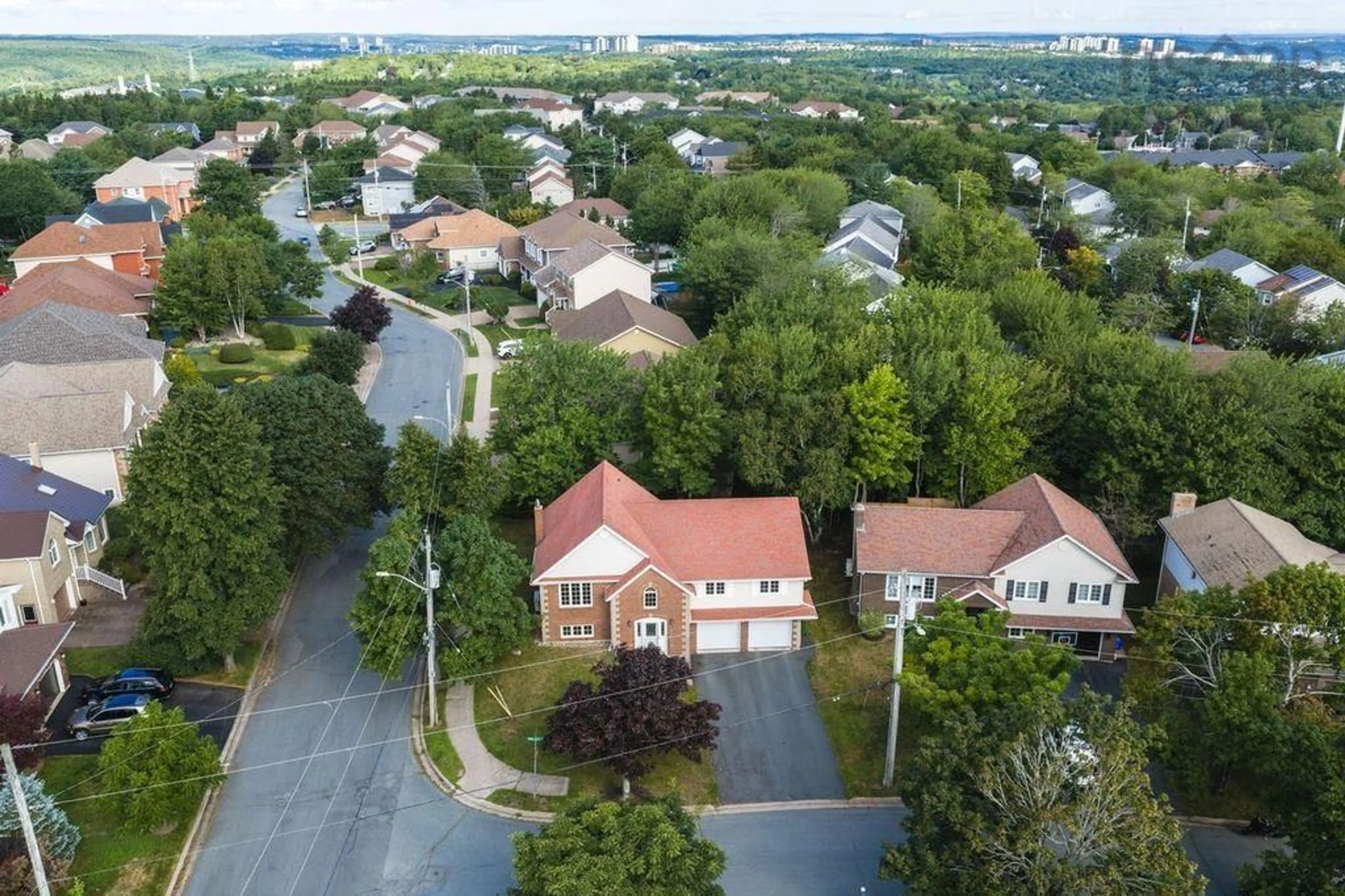 A pic from outside/outdoor area/front of a property/back of a property/a pic from drone, street for 2 Huxley Close, Halifax Nova Scotia B3M 4H6