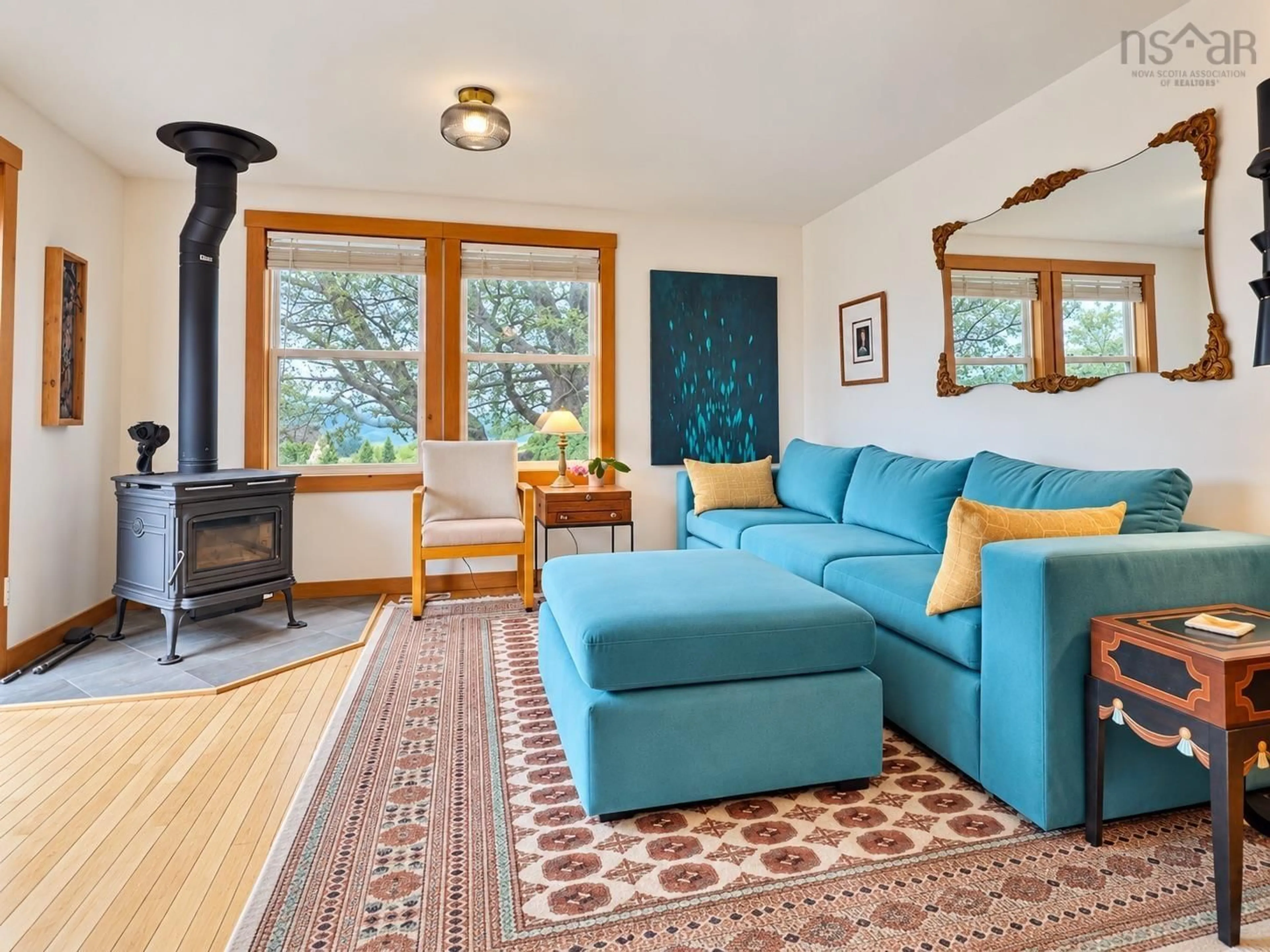 Living room with furniture, unknown for 1286 Chemin Macgarry Rd, Grand Étang Nova Scotia B0E 1L0