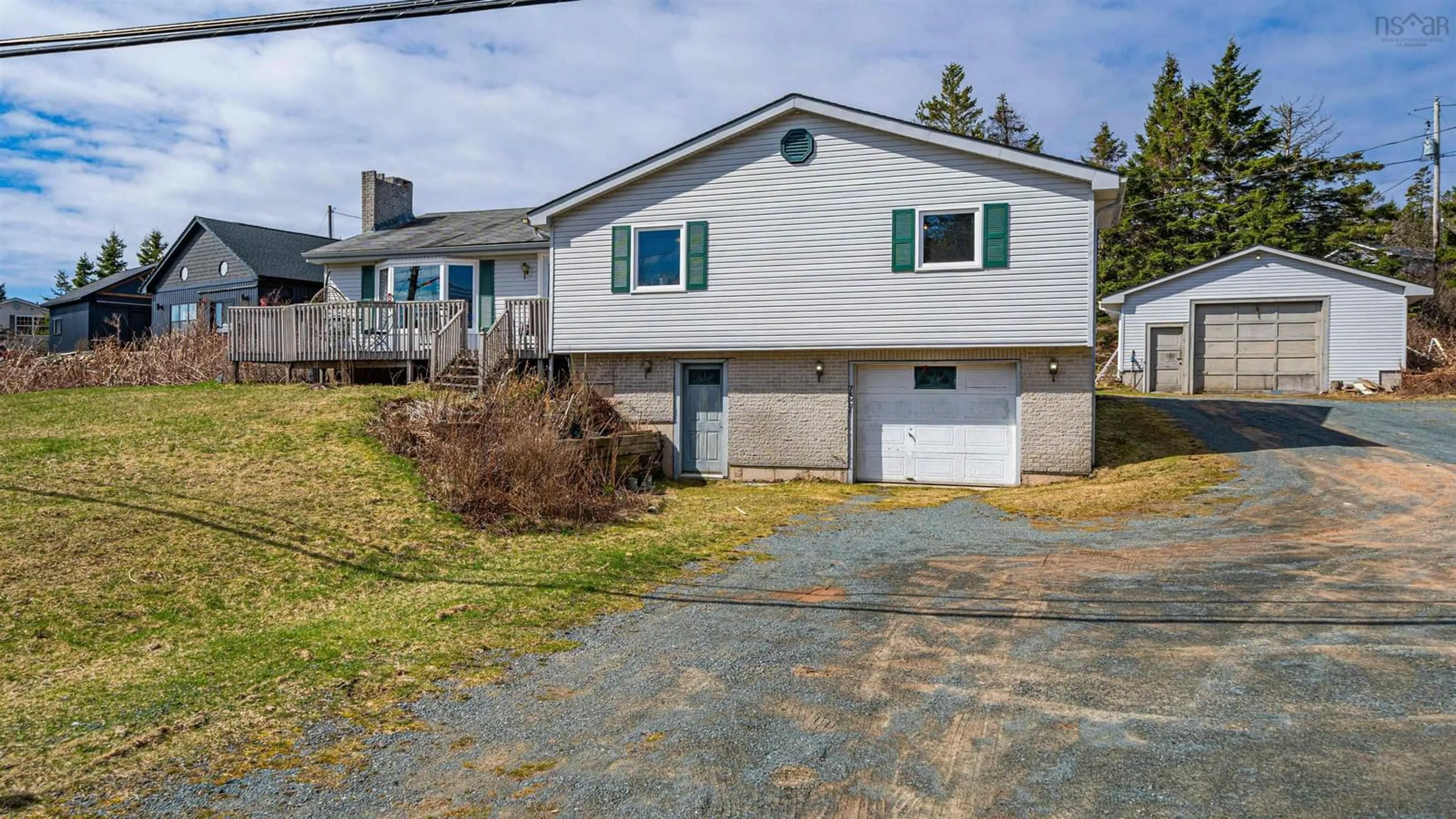 Home with vinyl exterior material, street for 7381 207 Hwy, West Chezzetcook Nova Scotia B0J 2L0