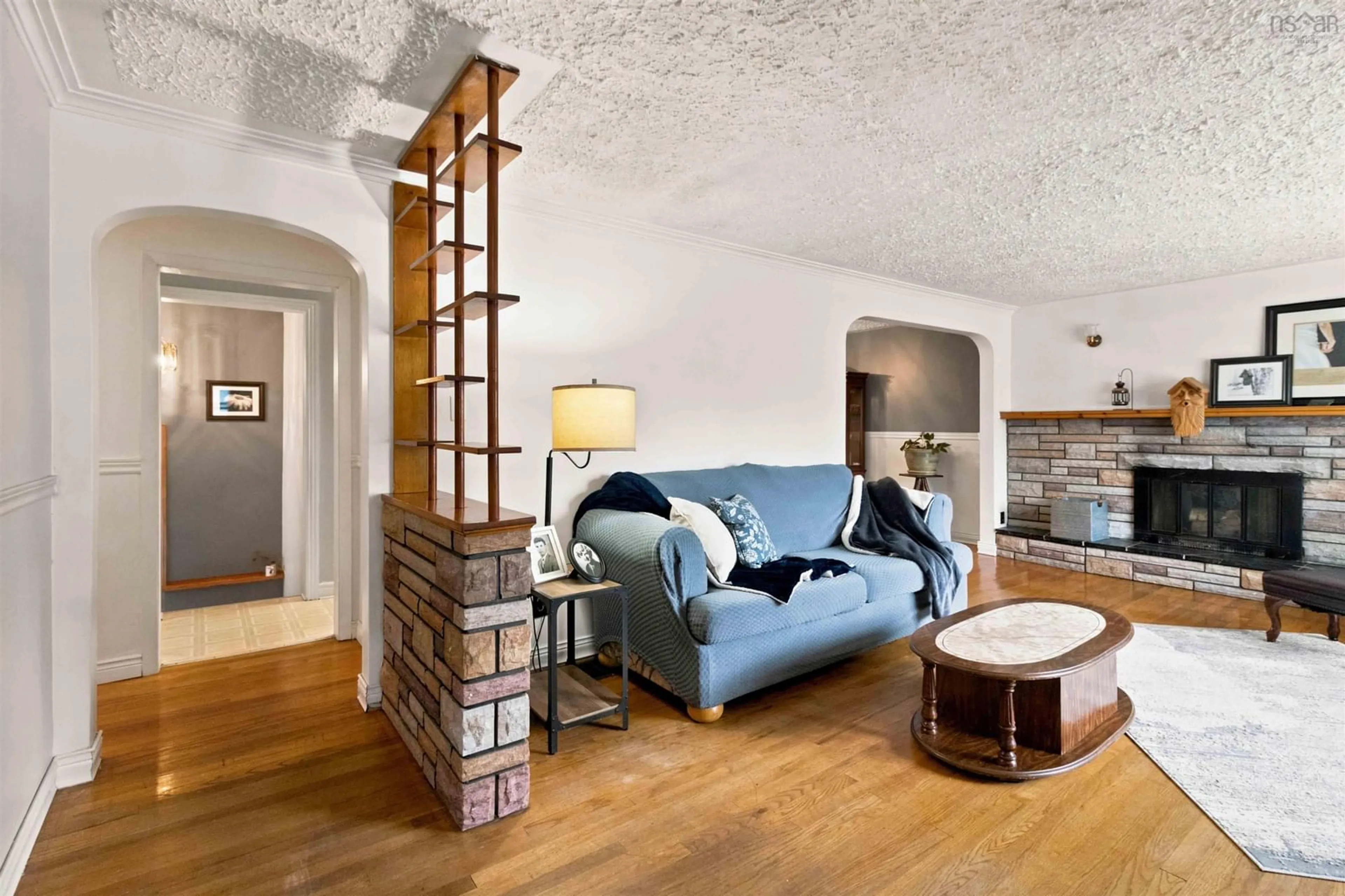 Living room with furniture, unknown for 30 Memorial Dr, Westphal Nova Scotia B3W 3P1